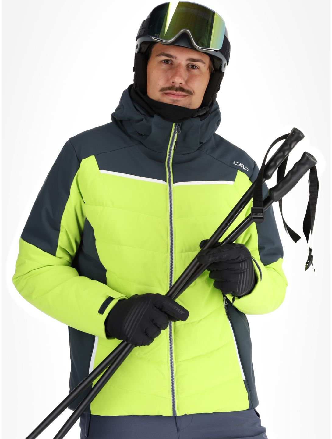 CMP, 34W4357 ski-jas heren Acid groen 