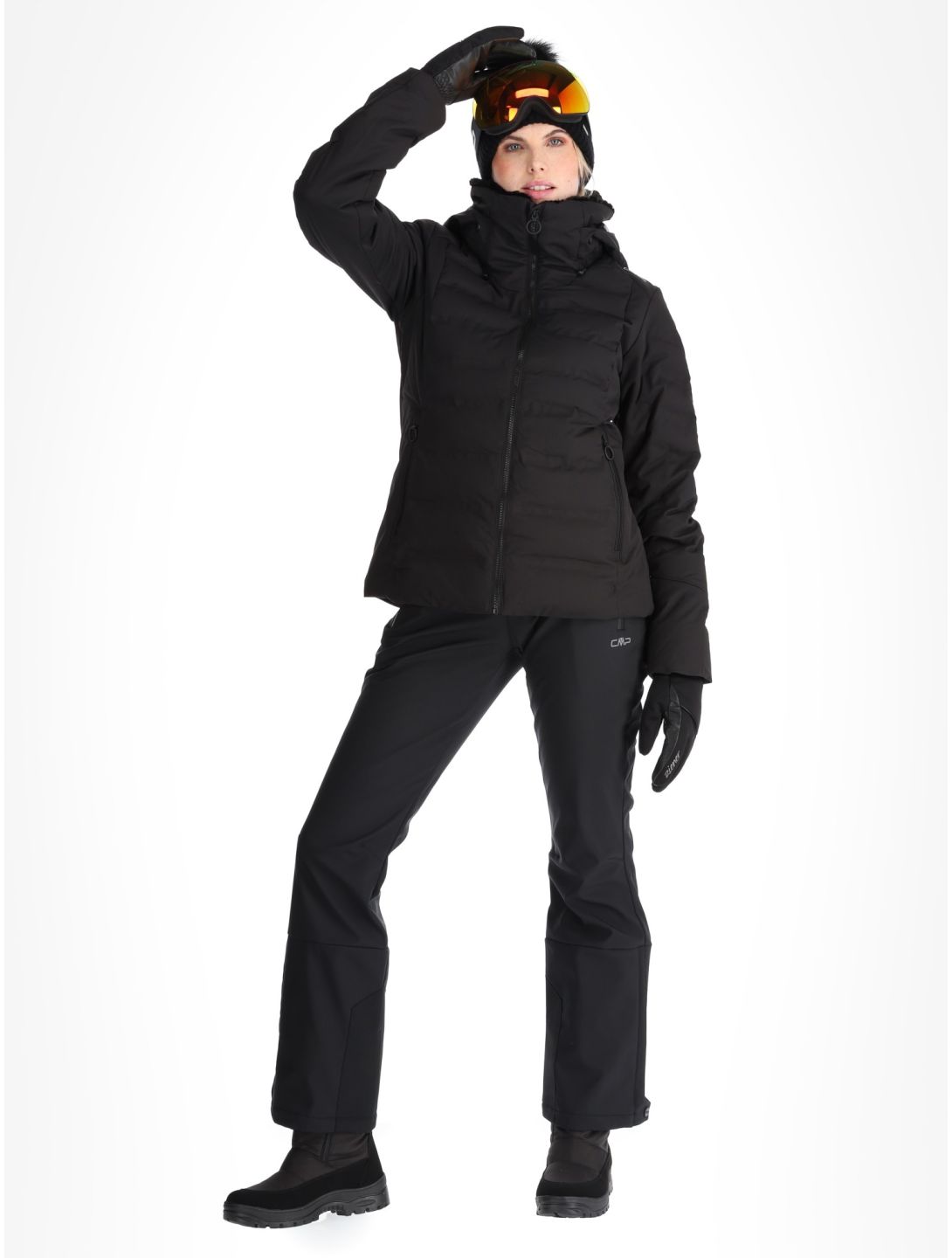 CMP, 34W4406 ski-jas dames Black zwart 