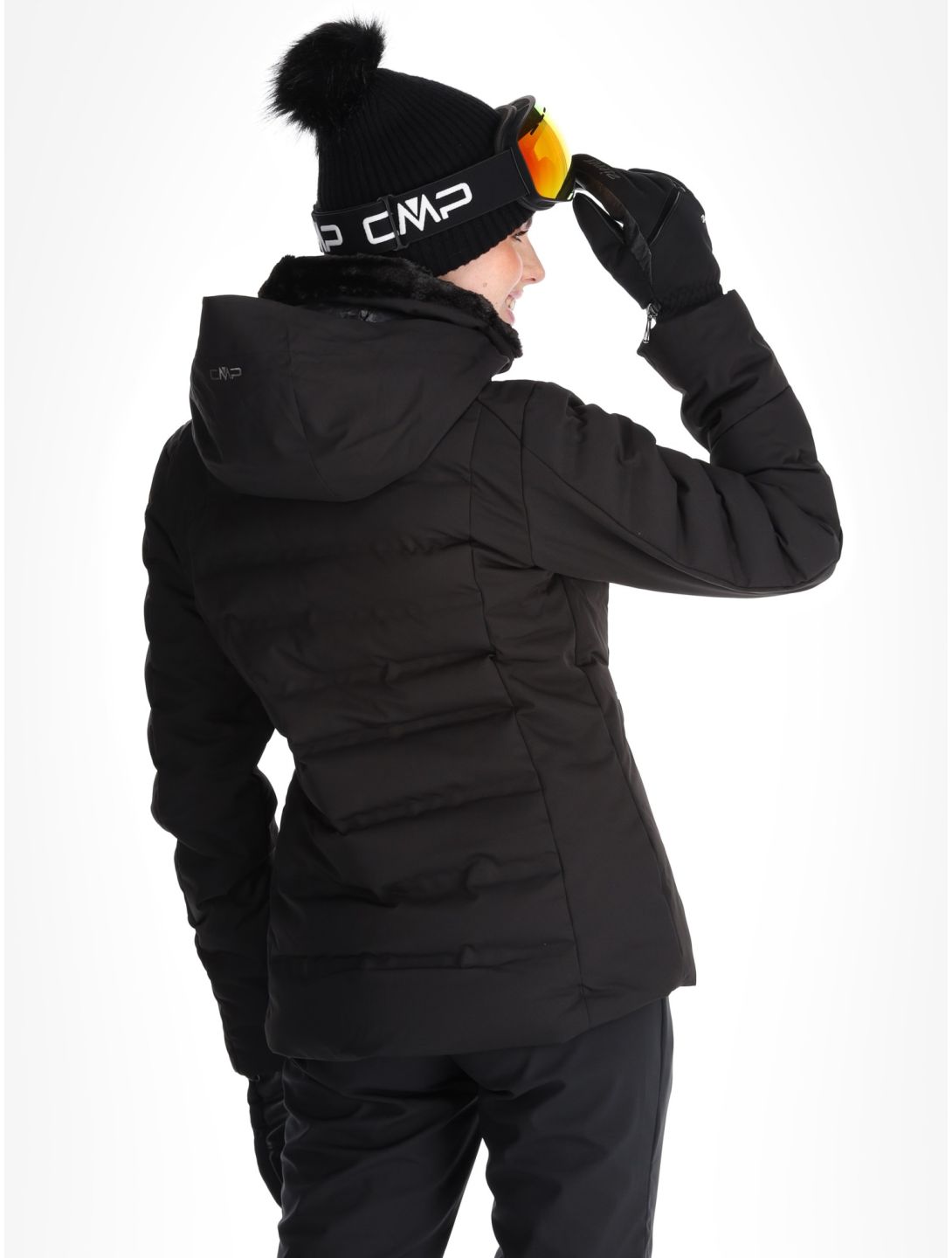 CMP, 34W4406 ski-jas dames Black zwart 