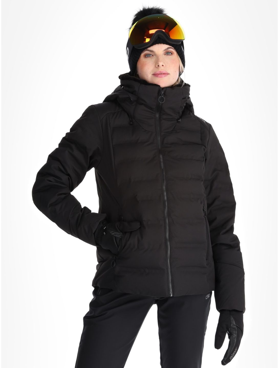 CMP, 34W4406 ski-jas dames Black zwart 