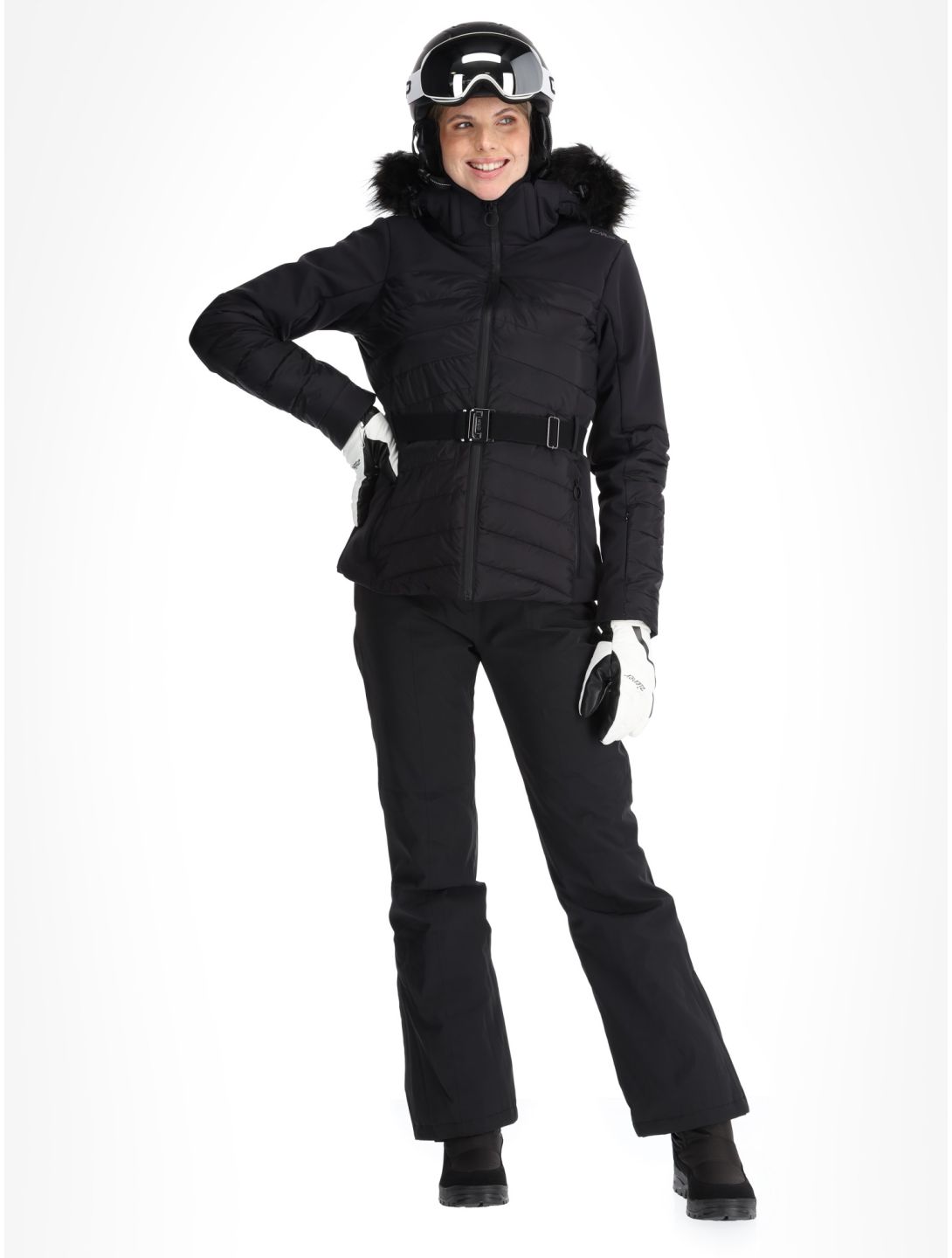 CMP, 34W4436F ski-jas dames Black zwart 