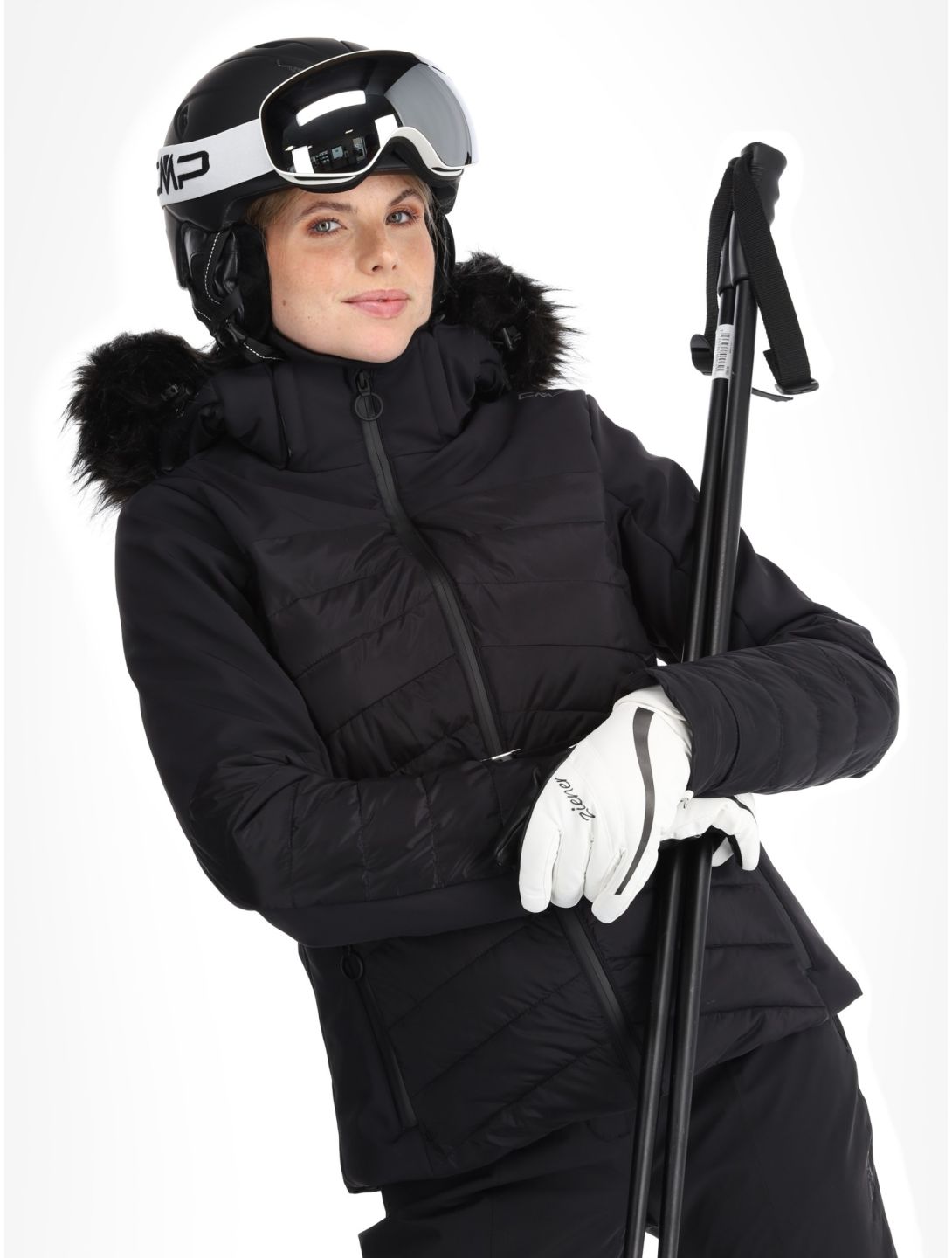 CMP, 34W4436F ski-jas dames Black zwart 