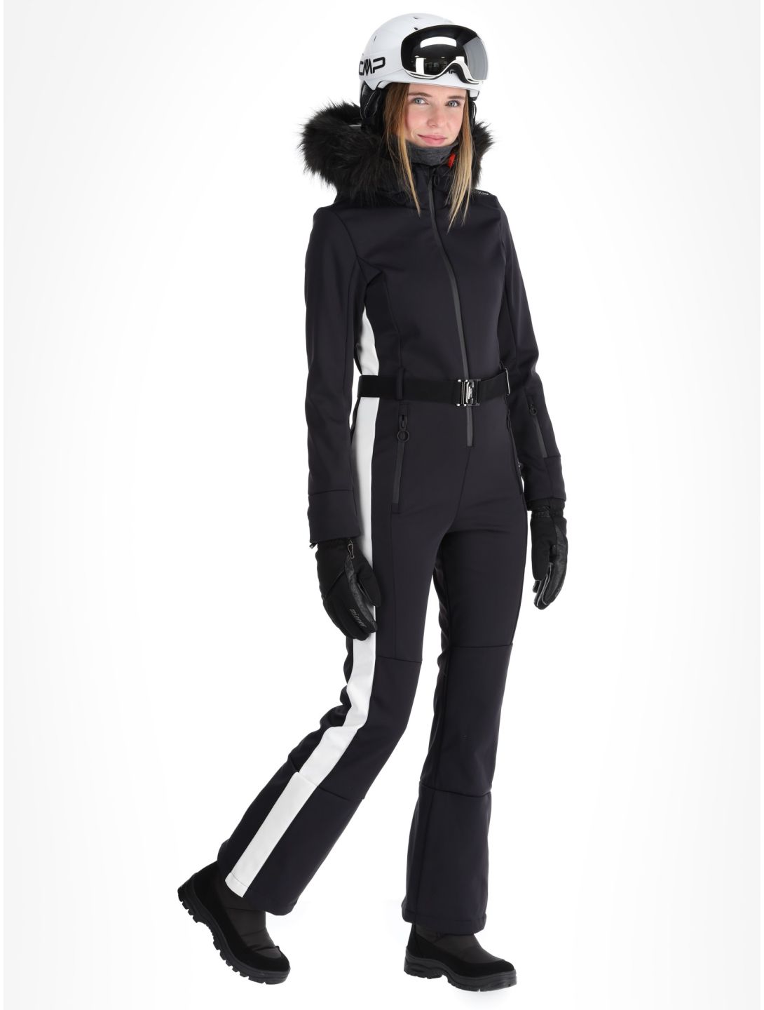 CMP, 34W4456F ski overall dames Black zwart 