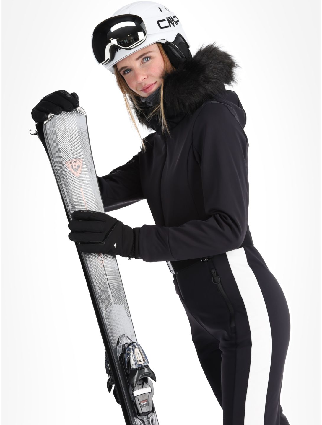 CMP, 34W4456F ski overall dames Black zwart 