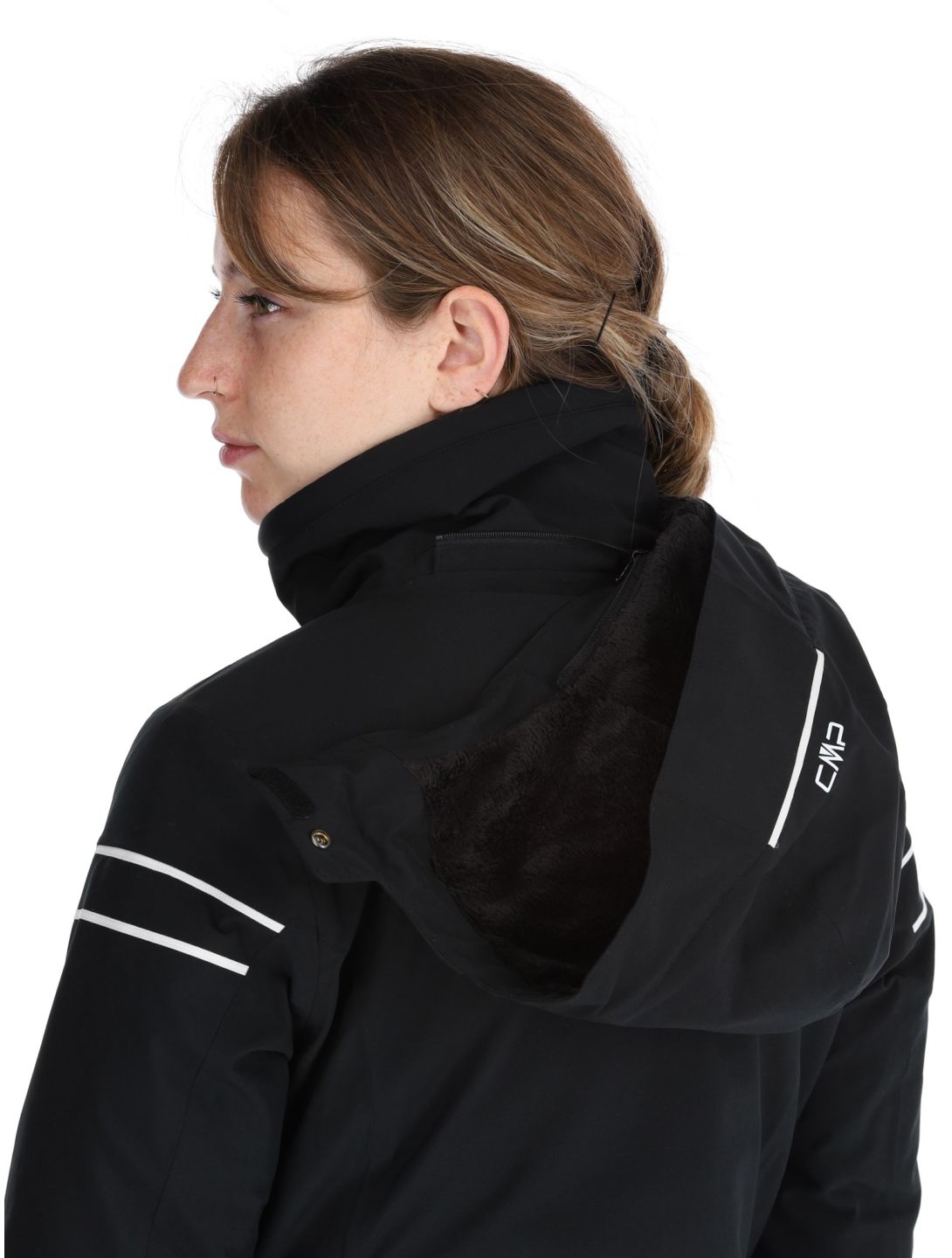 CMP, 34W4516 ski-jas dames Black zwart 