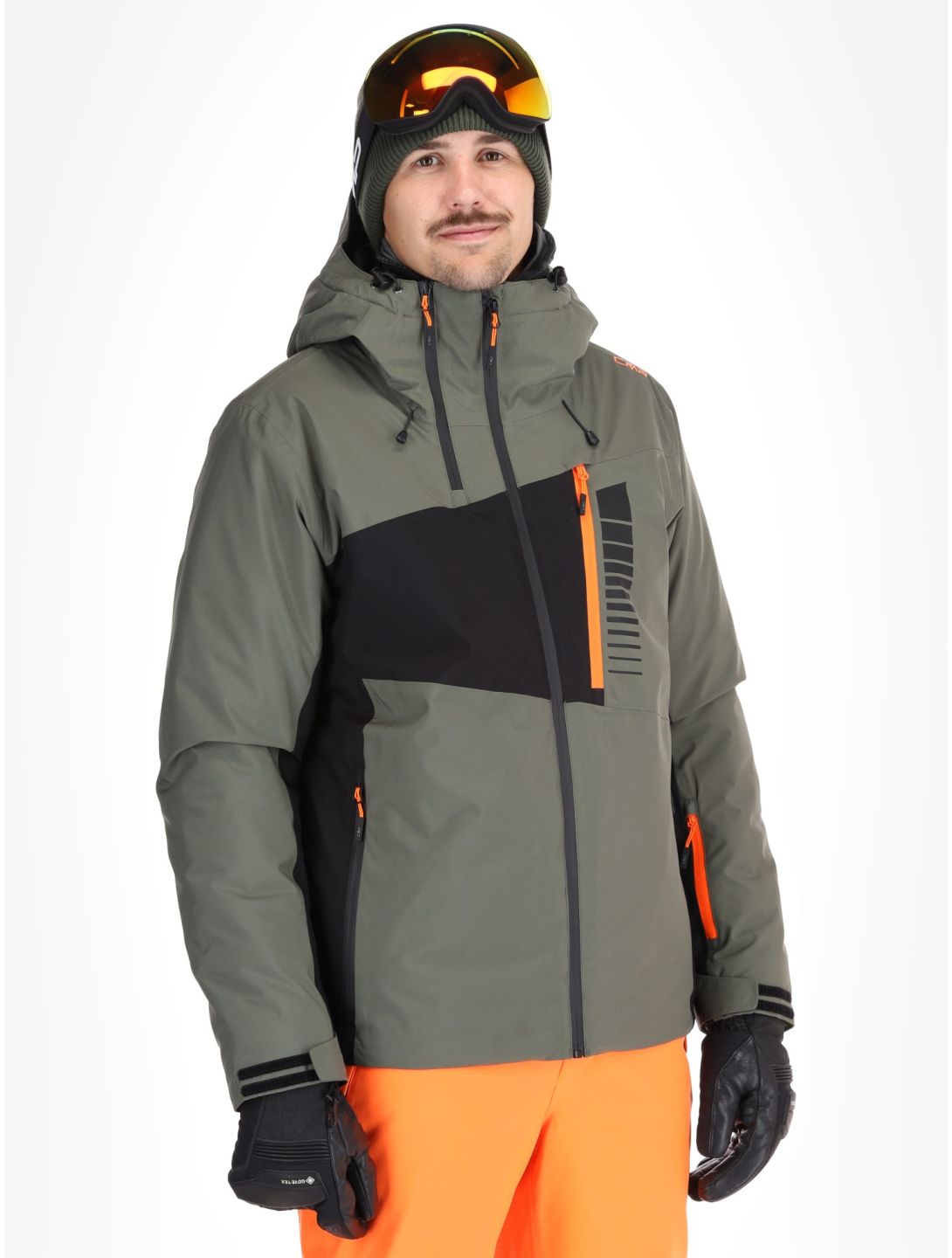 CMP, 34W4667 ski-jas heren Olive groen 