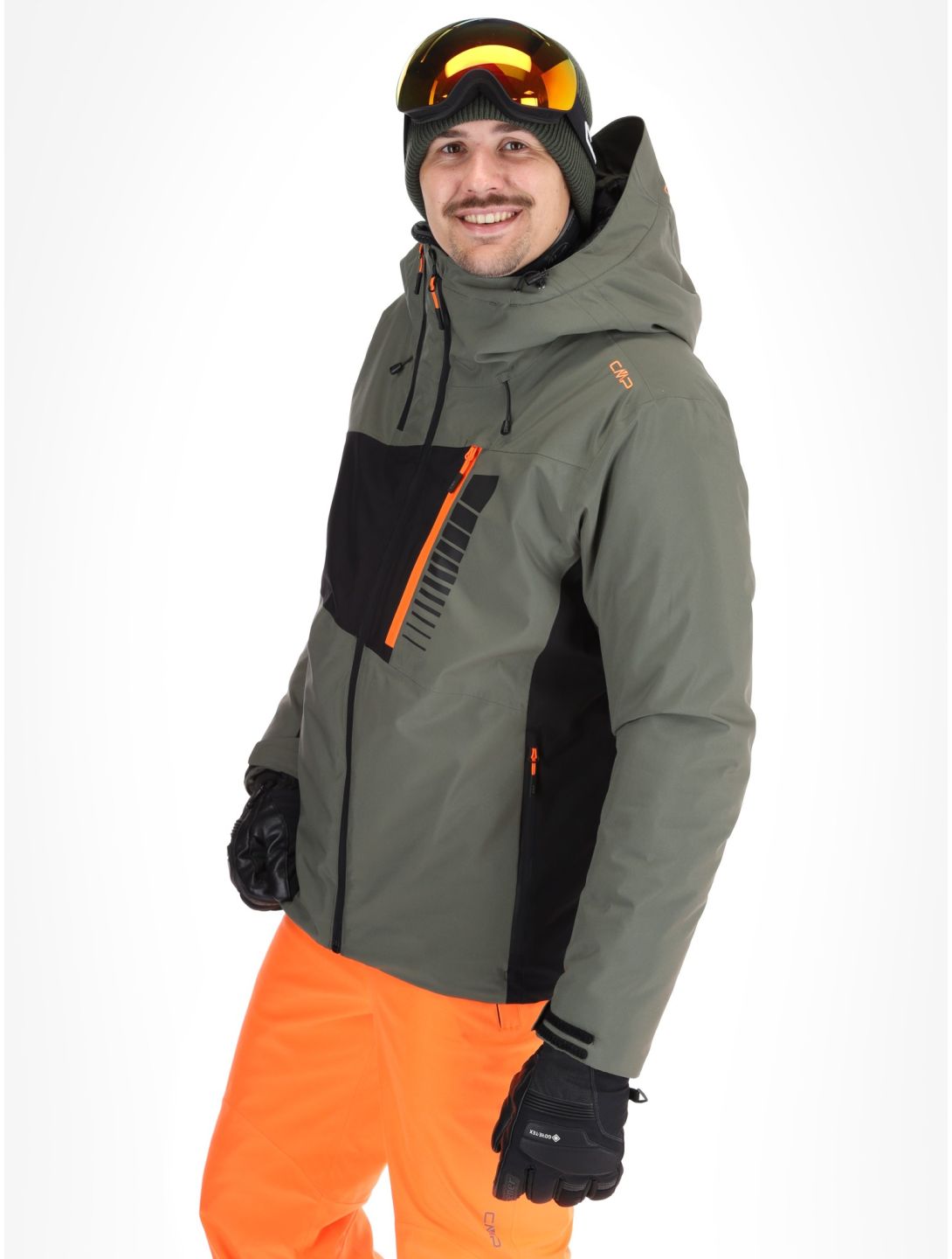 CMP, 34W4667 ski-jas heren Olive groen 