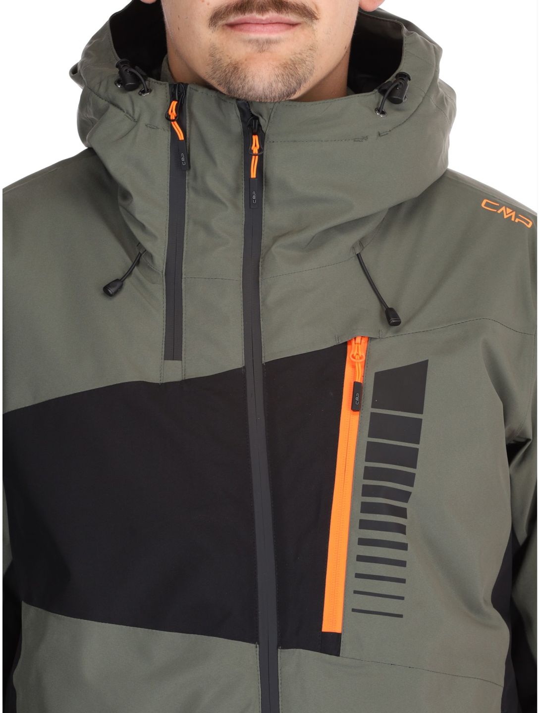 CMP, 34W4667 ski-jas heren Olive groen 