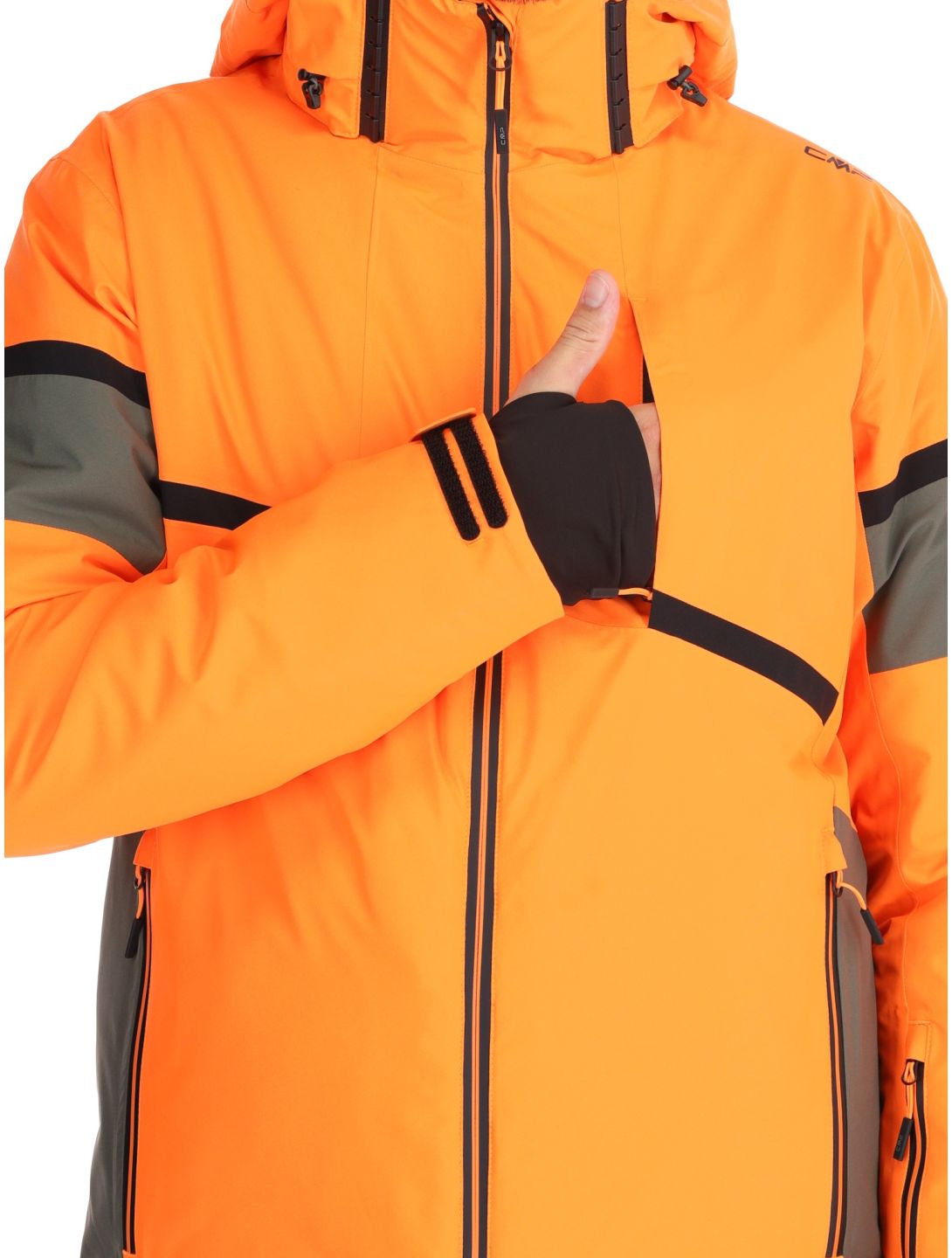 CMP, 34W4677 ski-jas heren Fanta Fluo oranje 