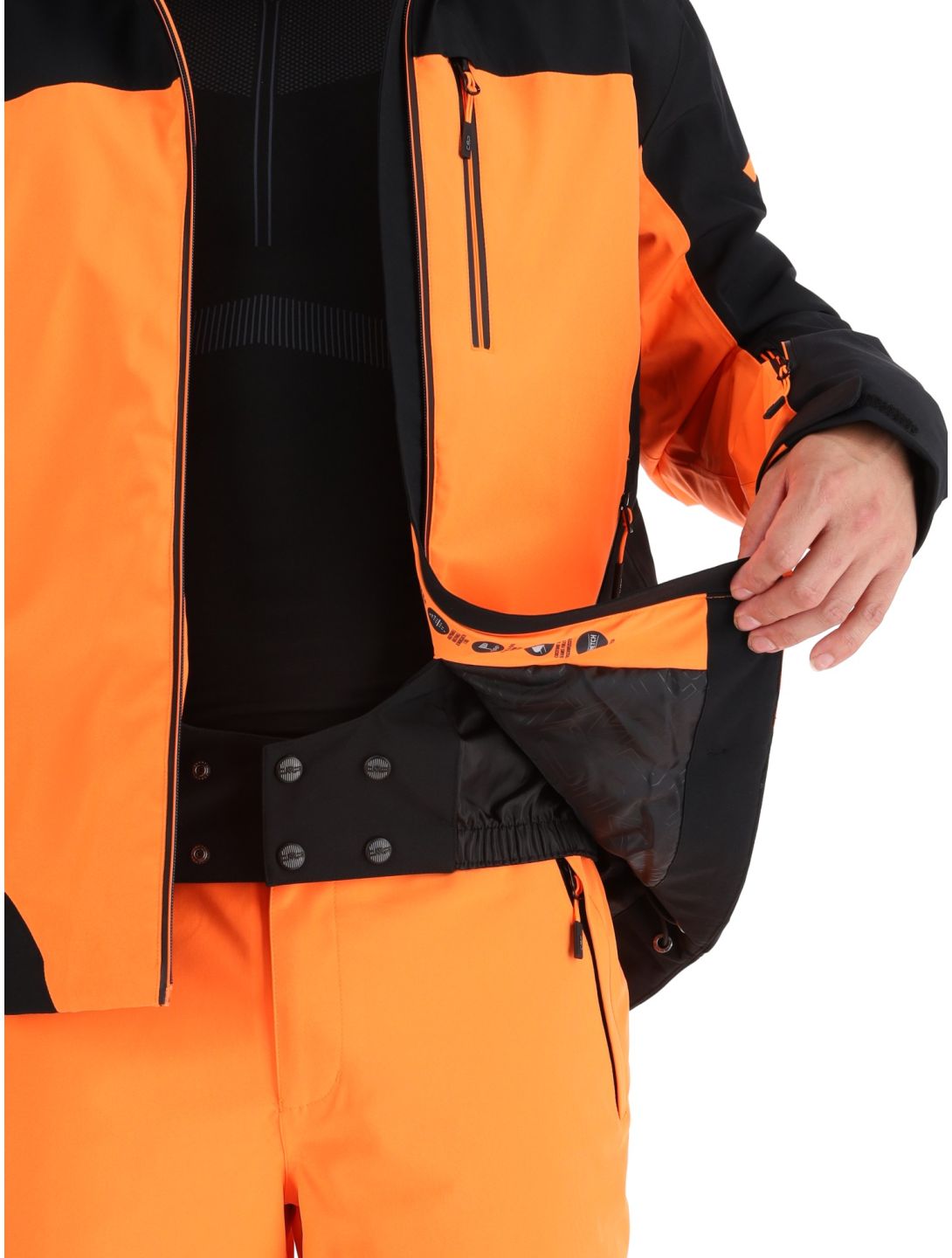 CMP, 34W4707 ski-jas heren Fanta Fluo oranje 