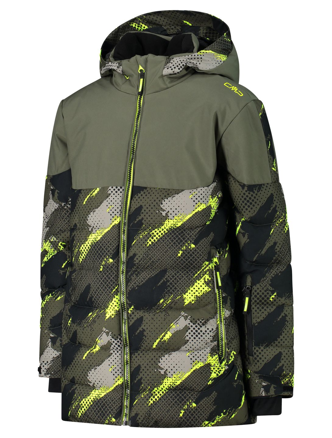 CMP, 34W4994P ski-jas kinderen Olive / Black groen, zwart 