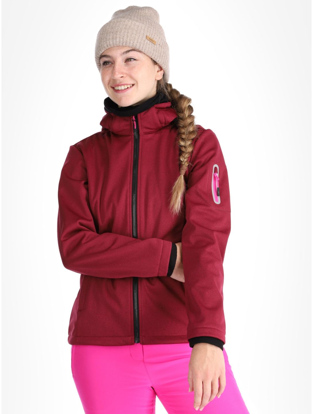 CMP, 39A5006M softshell ski-jas dames Anemone Melange / Festival rood 