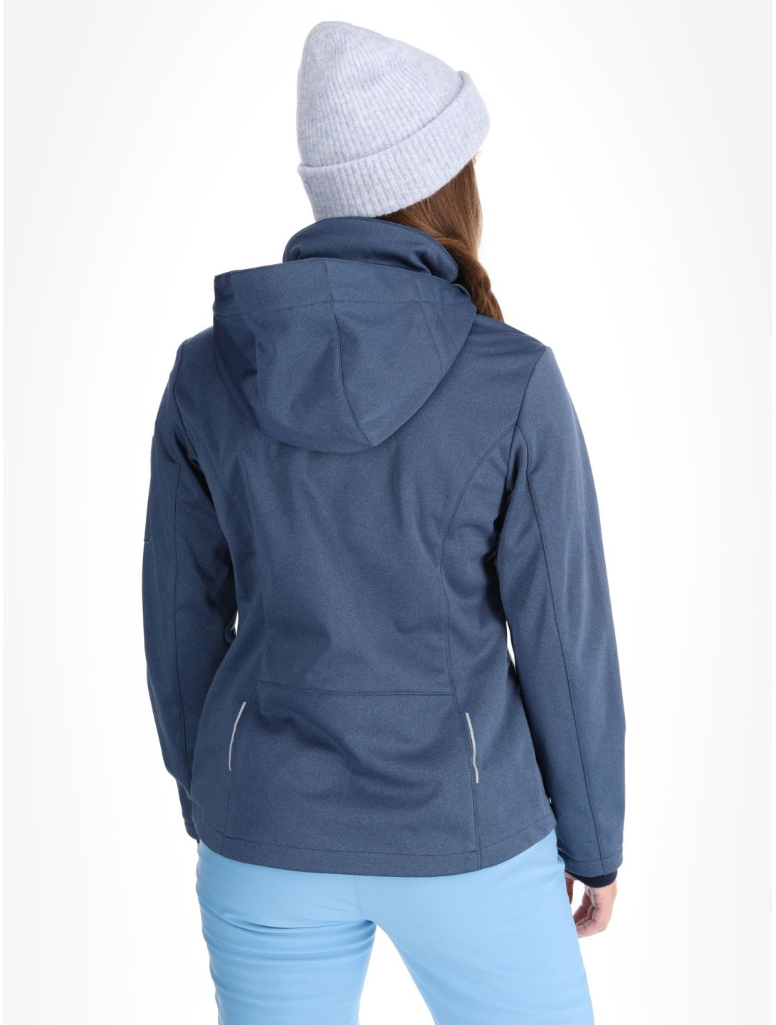 CMP, 39A5006M softshell ski-jas dames Blue Melange / Niagara blauw 