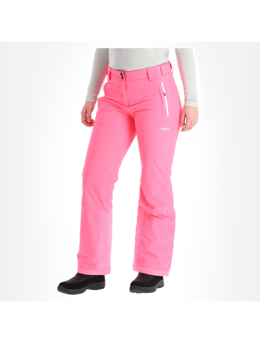 CMP, 39W1716 skibroek dames Fluo roze 