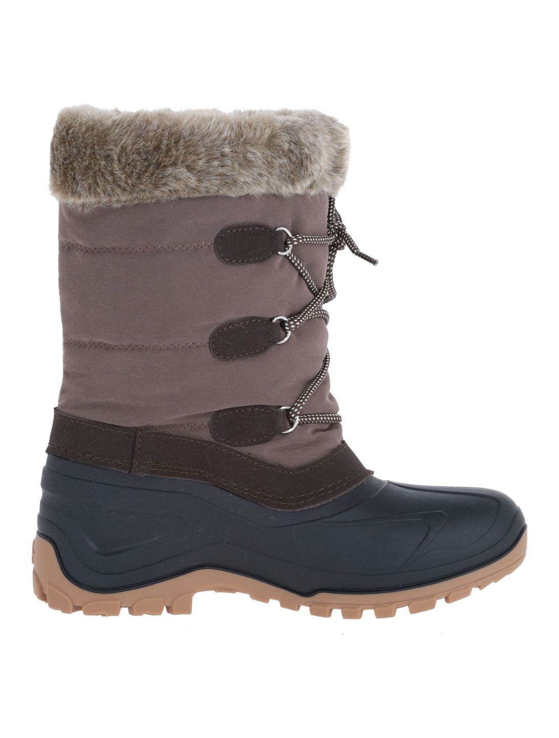 CMP, Nietos snowboots dames Espresso bruin, zwart 