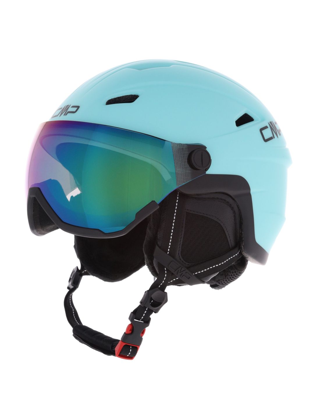 CMP, WA-2 skihelm met vizier unisex Aqua blauw 