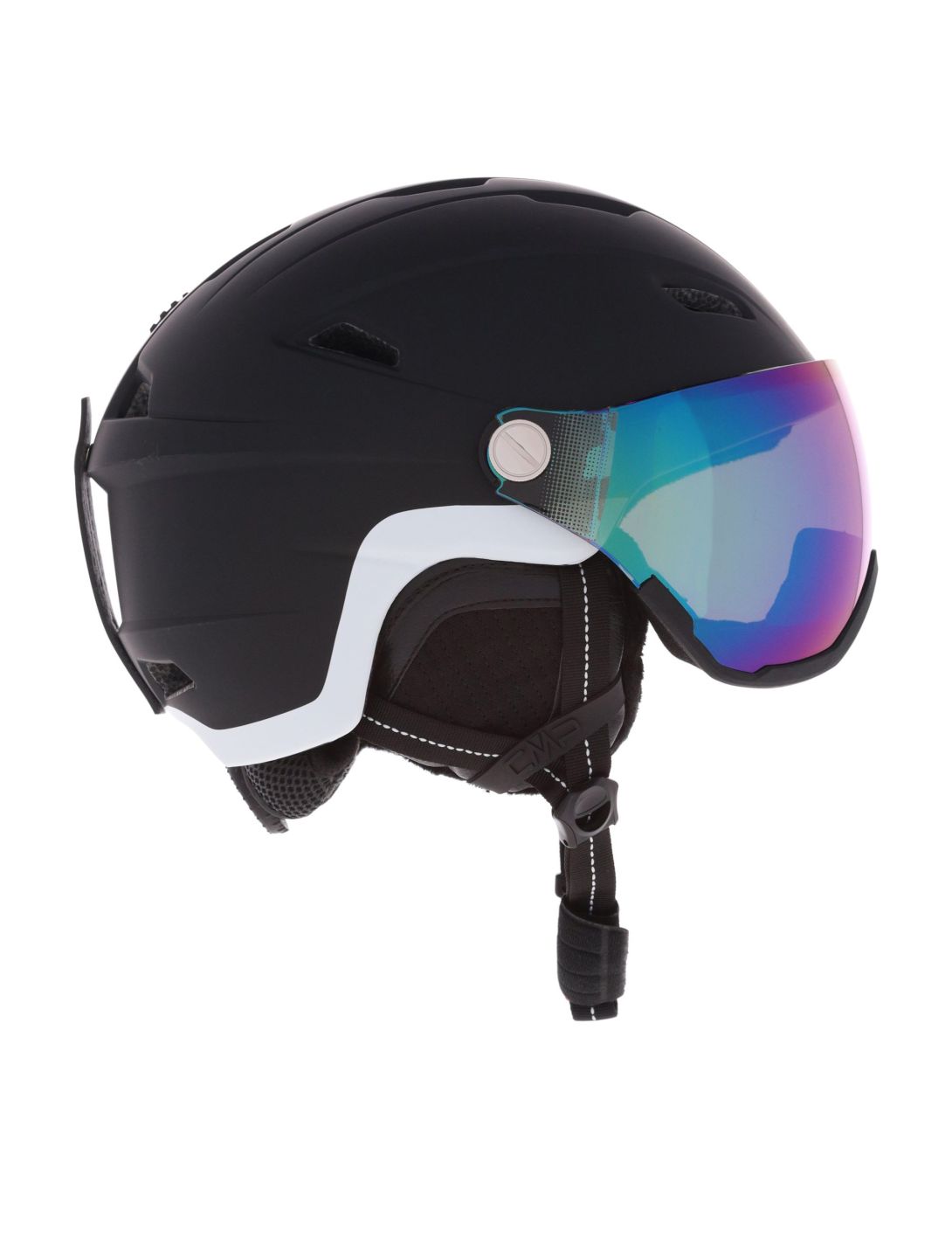 CMP, WA-2 skihelm met vizier unisex Black zwart 