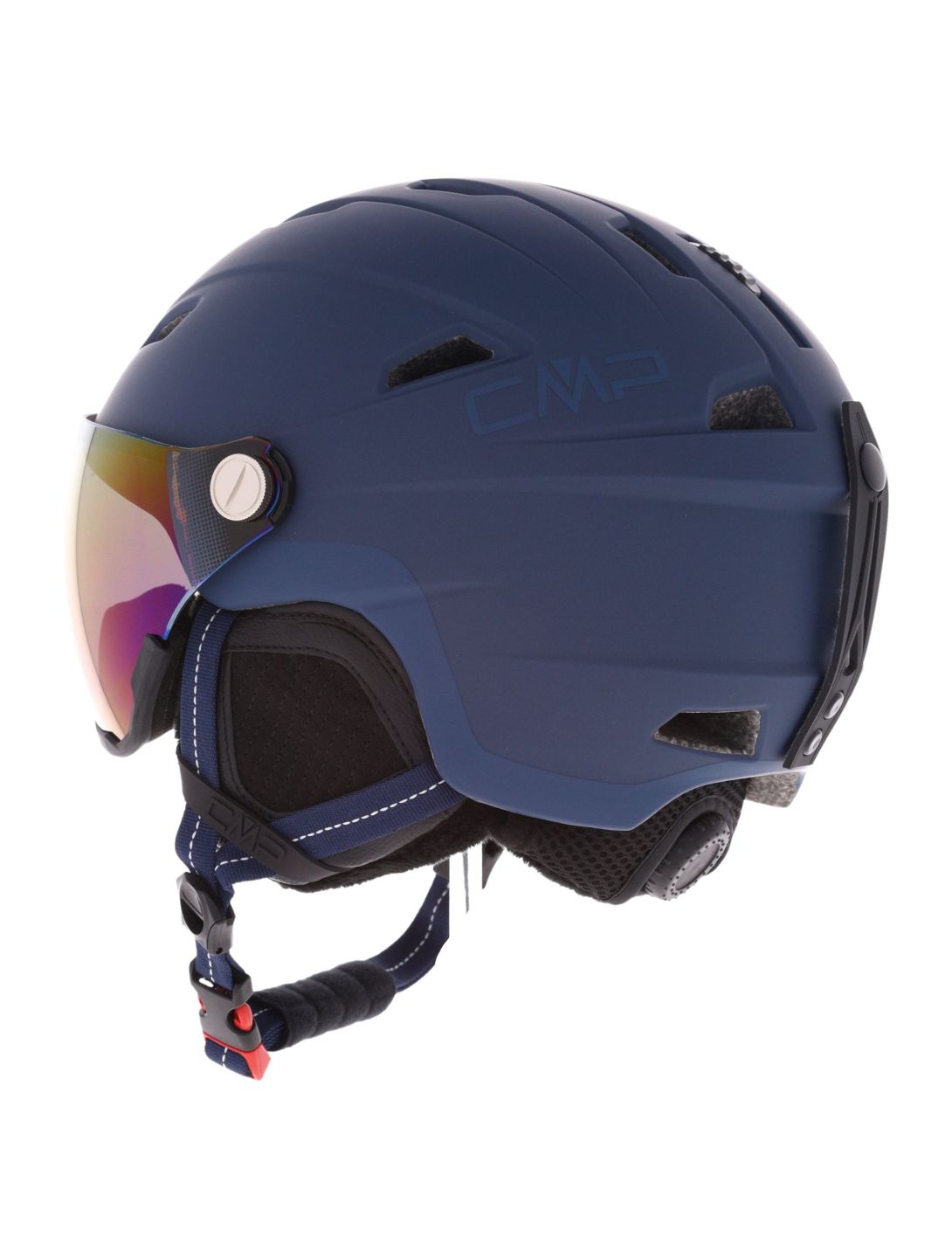 CMP, WA-2 skihelm met vizier unisex Marine blauw 