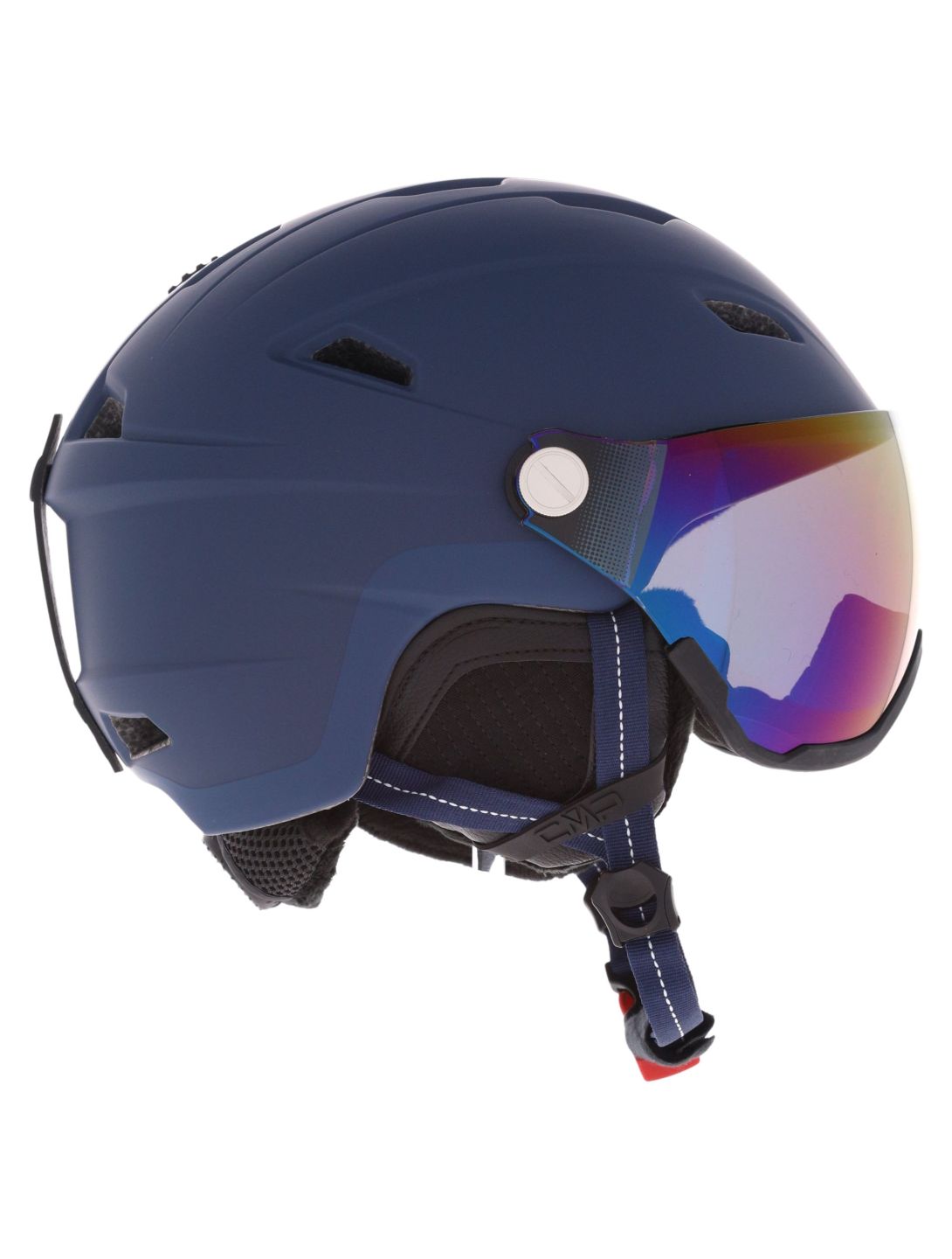 CMP, WA-2 skihelm met vizier unisex Marine blauw 