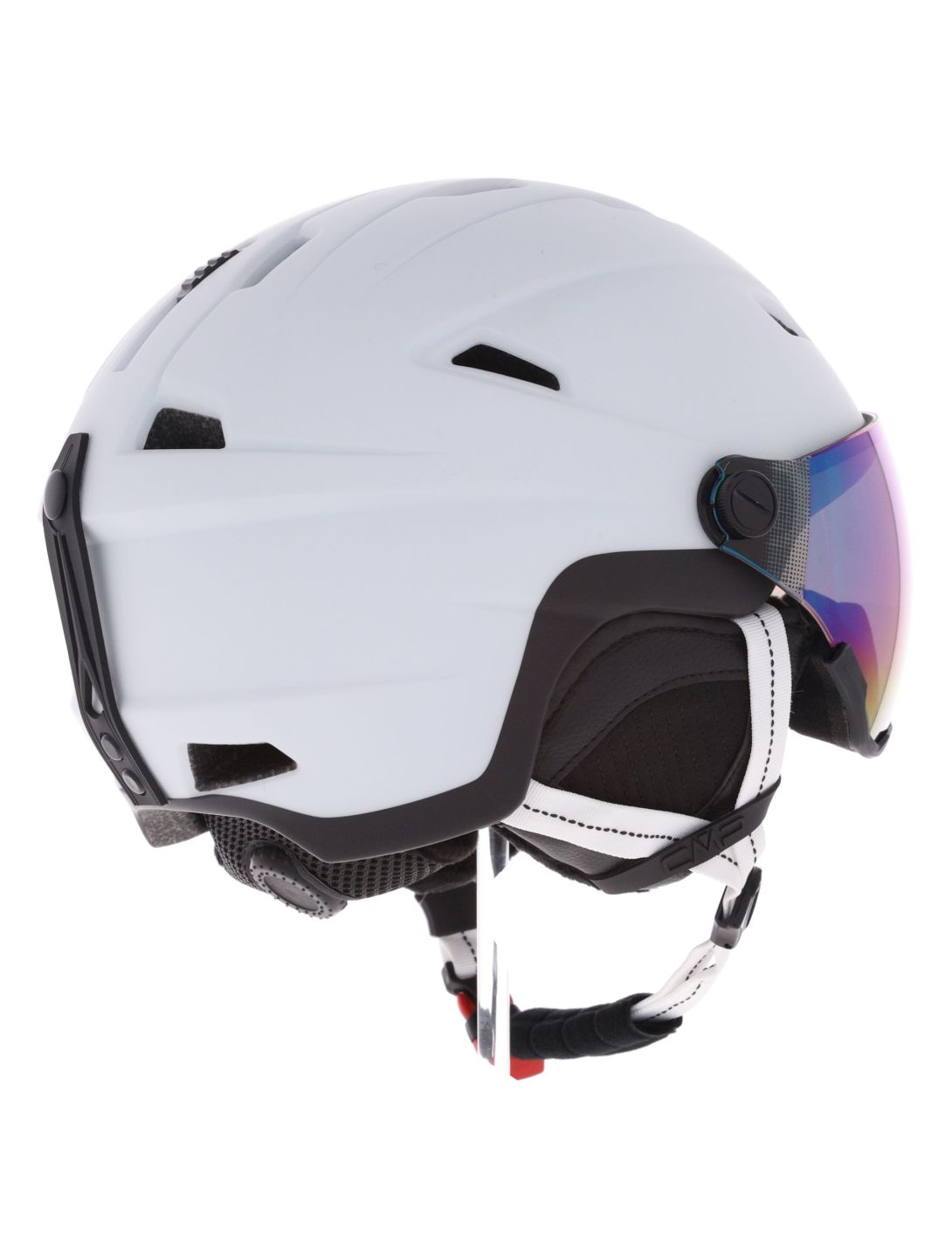 CMP, WA-2 skihelm met vizier unisex White / Black wit, zwart 