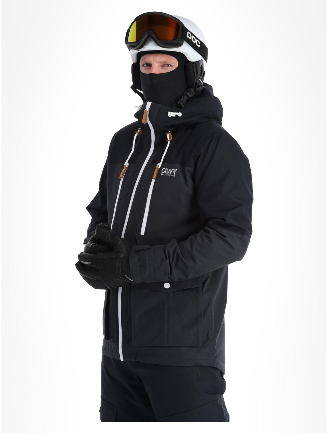 ColourWear, Falk J ski-jas heren Antracithe grijs, zwart 