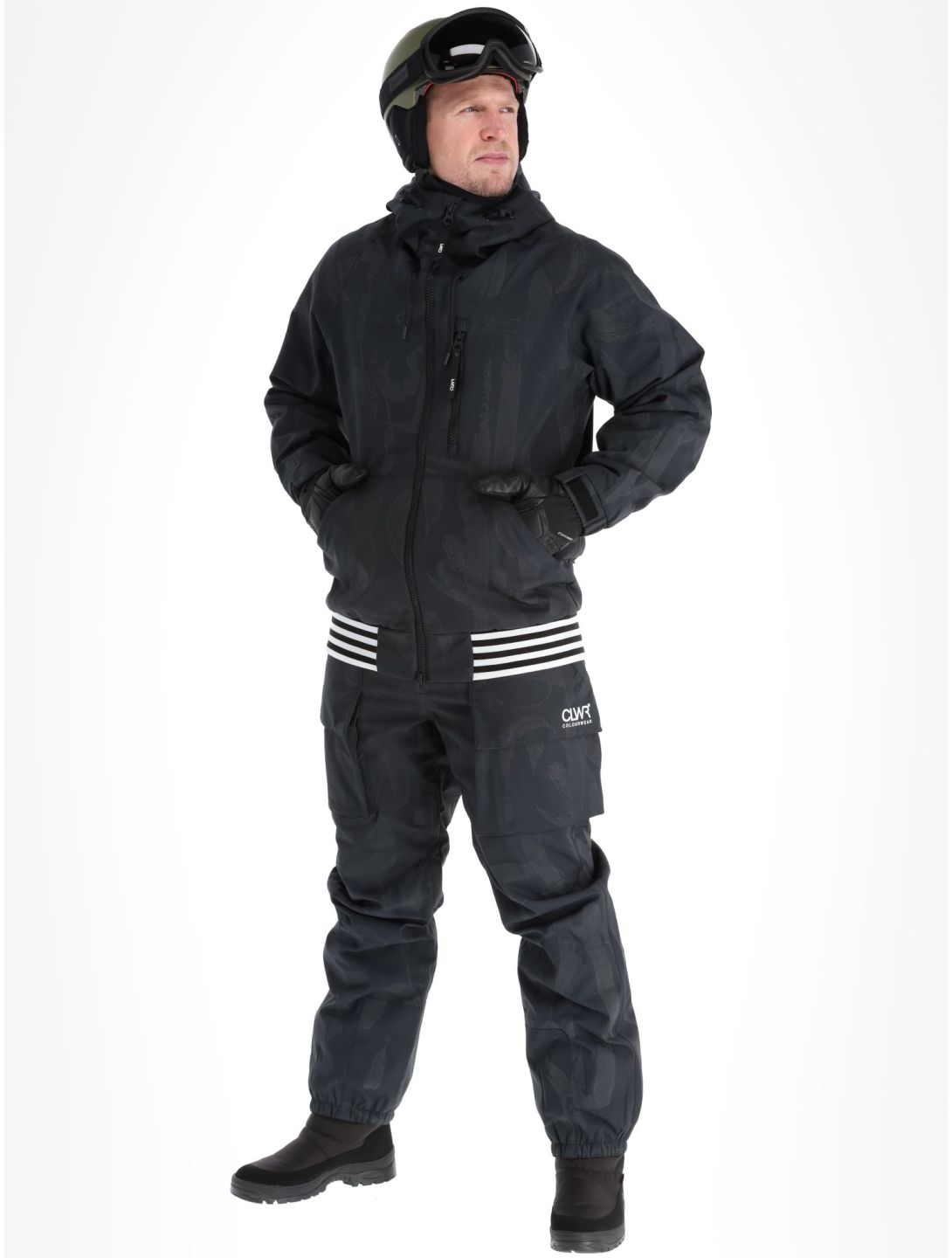 ColourWear, League ski-jas heren Reflective Black zwart 