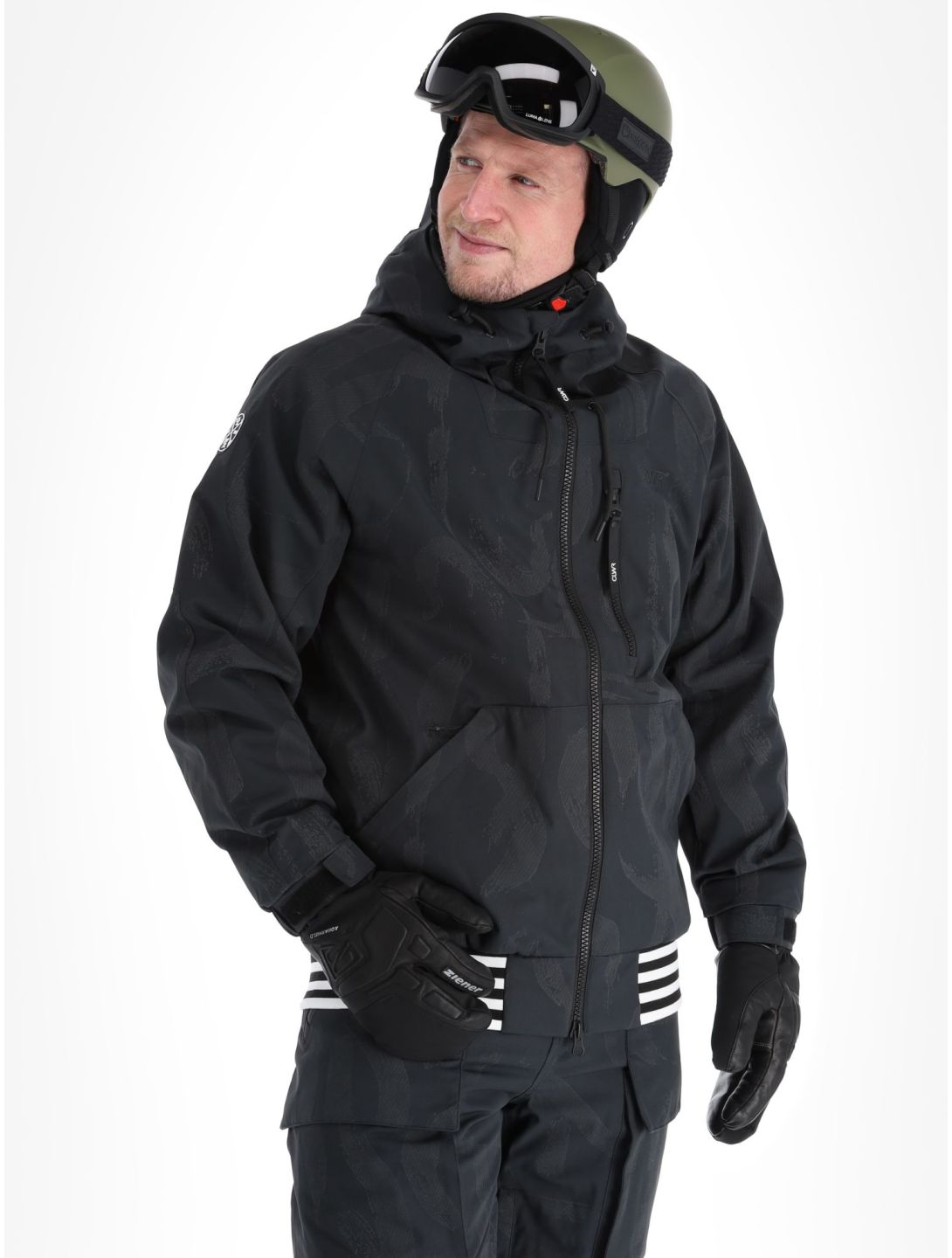 ColourWear, League ski-jas heren Reflective Black zwart 