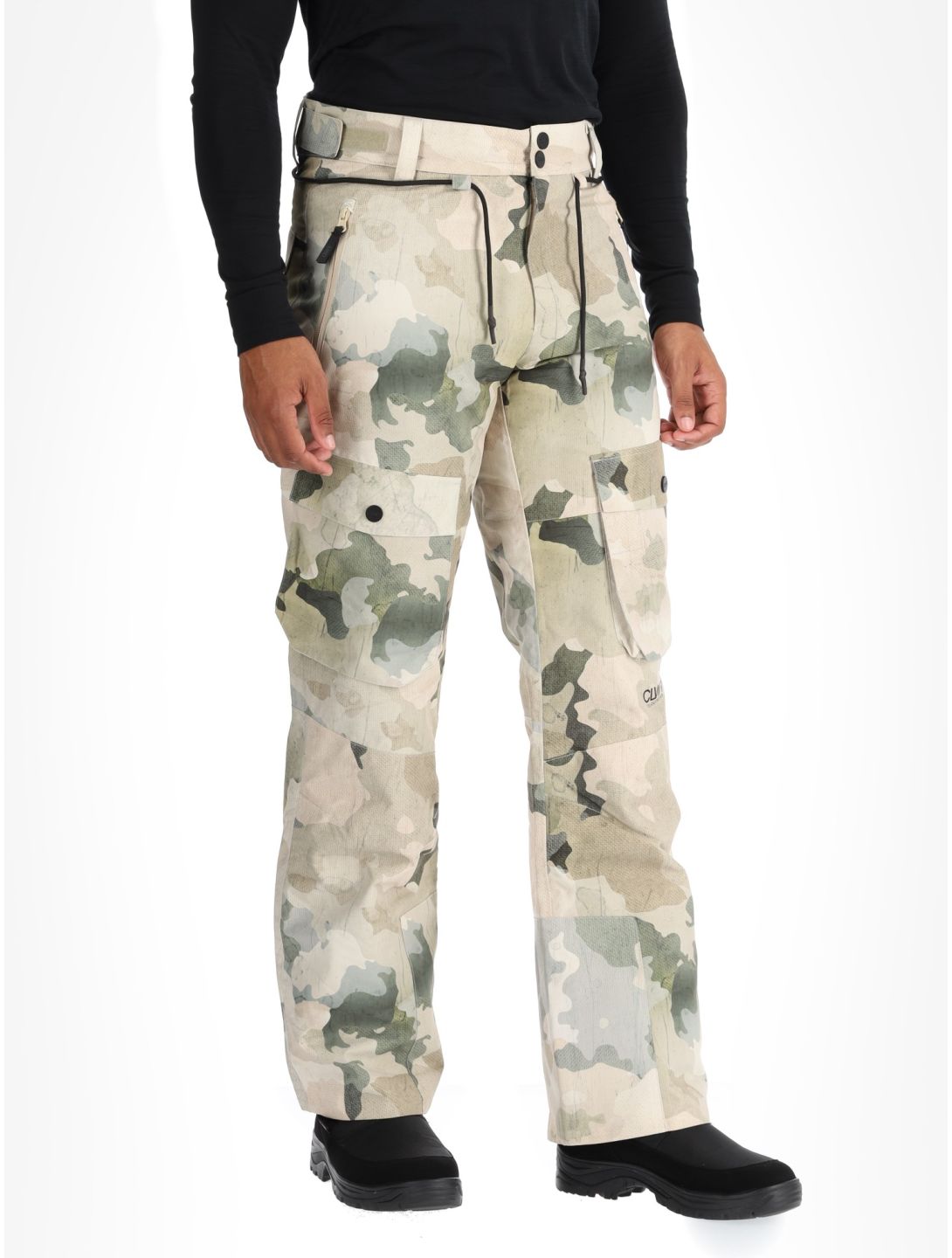 ColourWear, M Flight skibroek heren Water Camo beige 