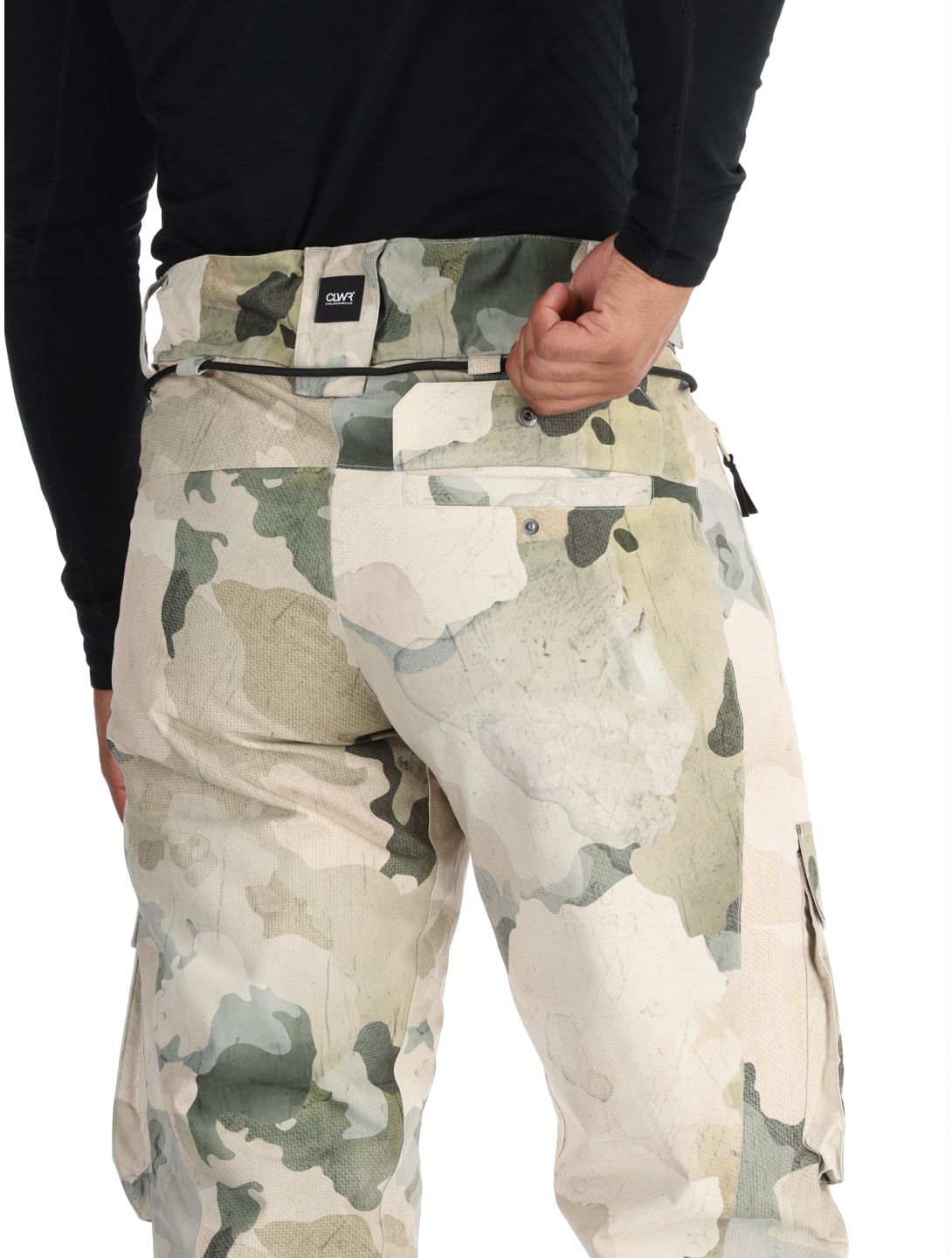 ColourWear, M Flight skibroek heren Water Camo beige 