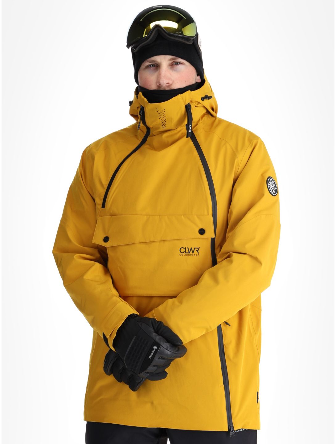 ColourWear, M Foil Anorak ski-jas heren Yellow geel 