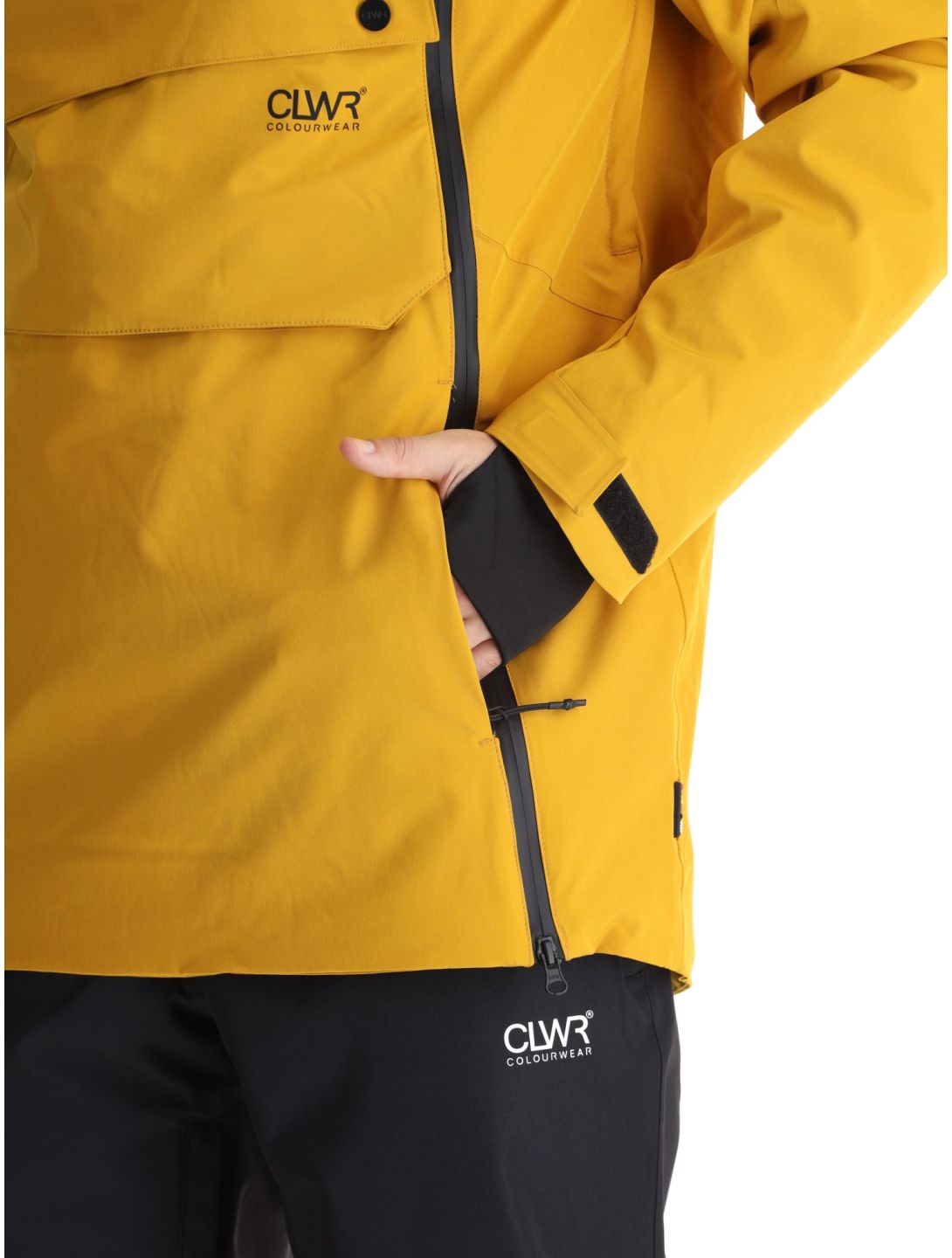 ColourWear, M Foil Anorak ski-jas heren Yellow geel 