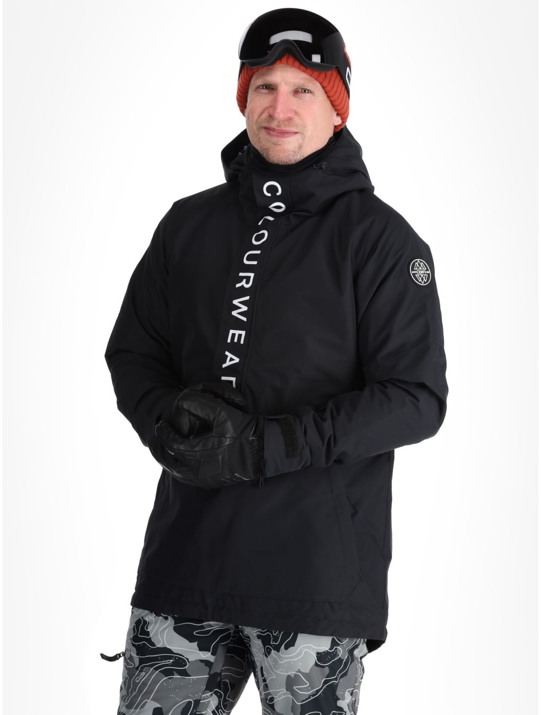 ColourWear, M Signature winter anorak heren Black zwart 