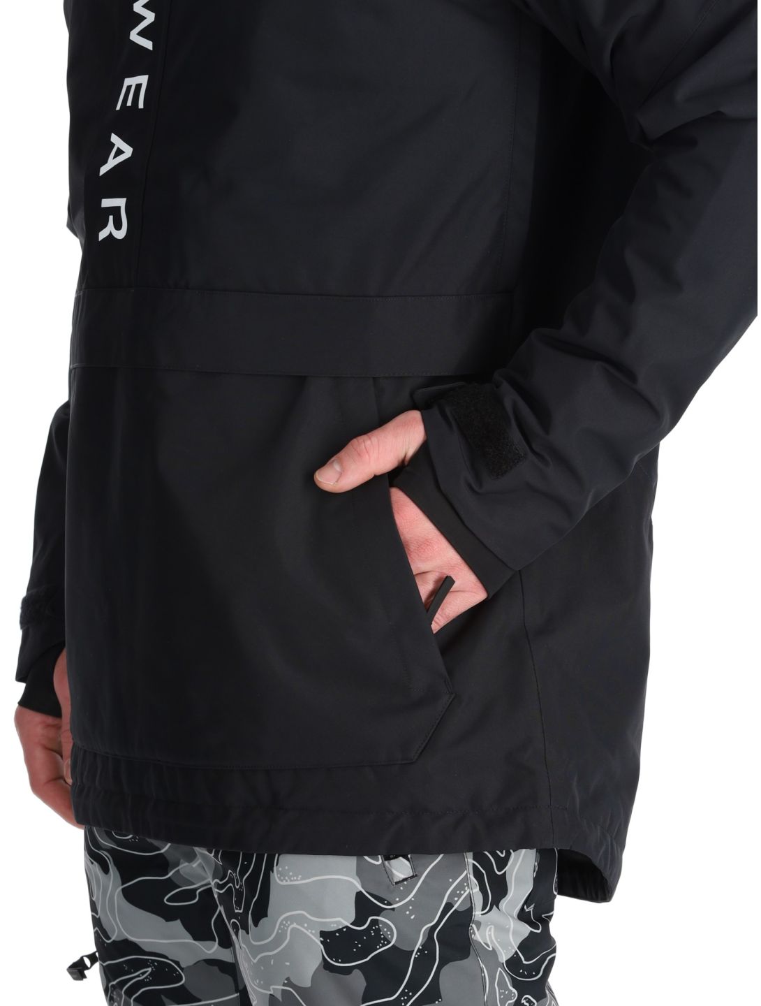 ColourWear, M Signature winter anorak heren Black zwart 