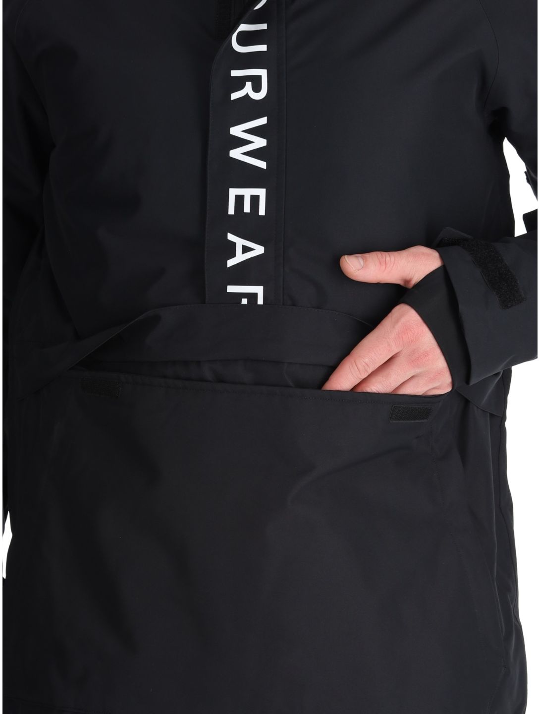 ColourWear, M Signature winter anorak heren Black zwart 