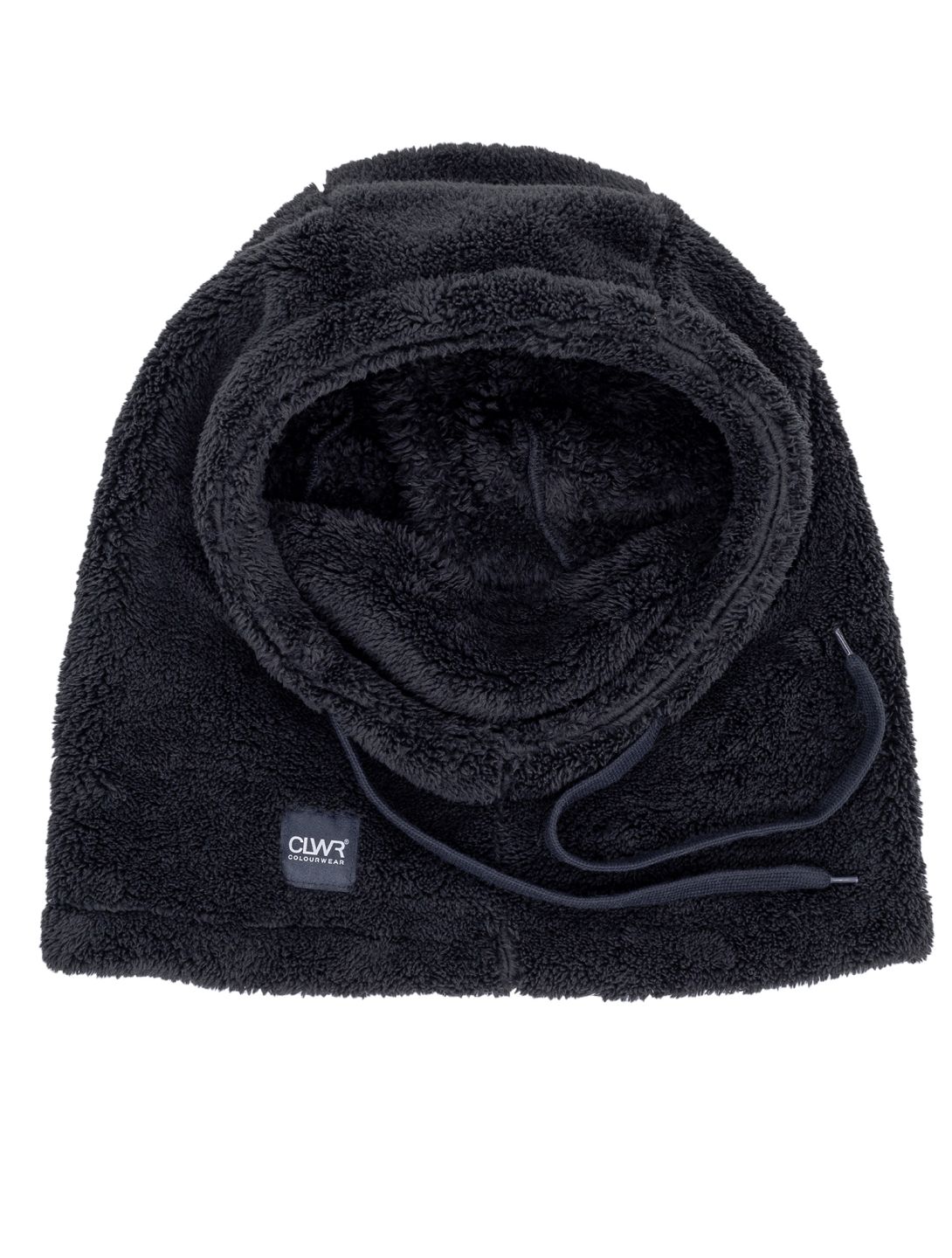 ColourWear, U So Fluffy skimasker dames Black zwart 