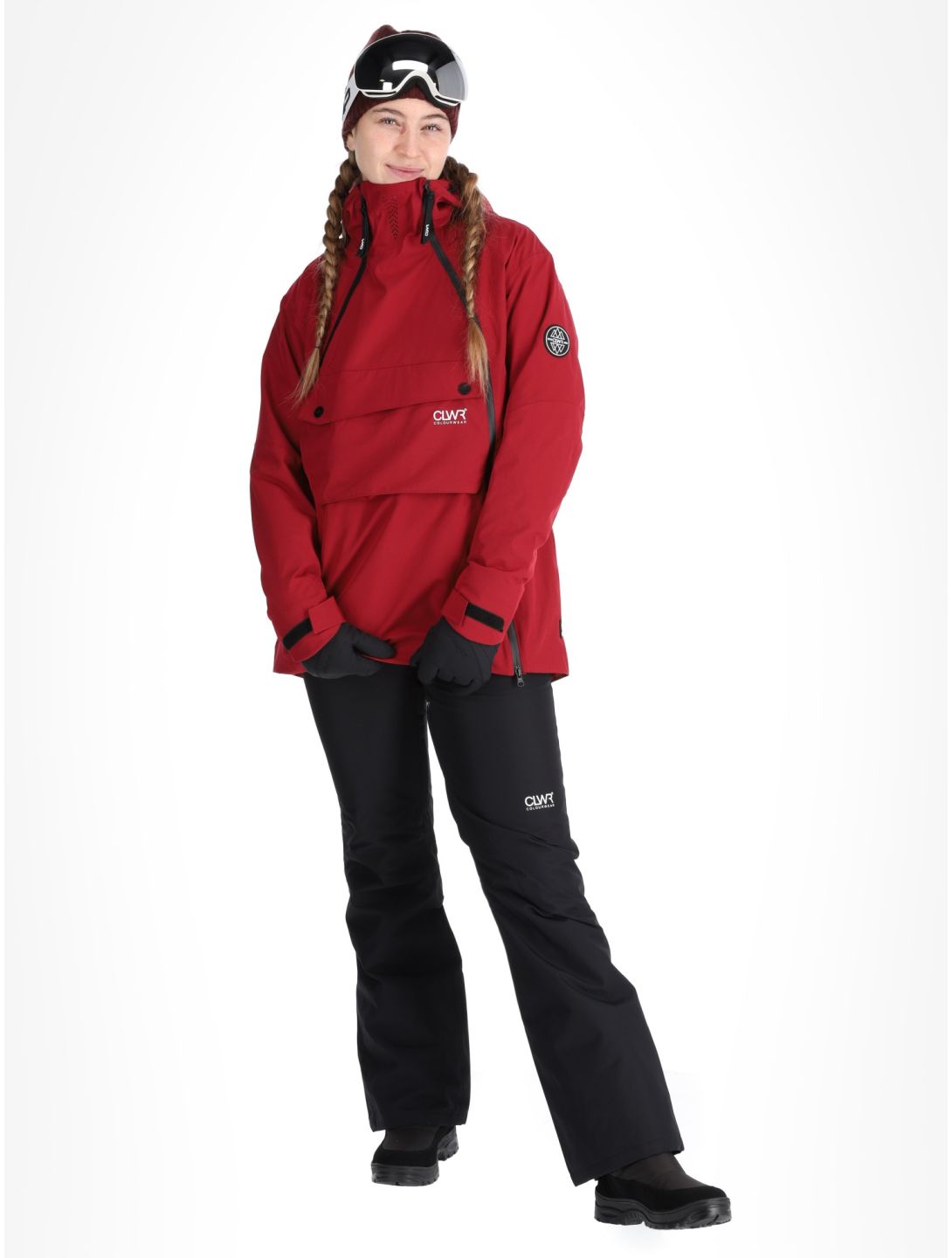 ColourWear, W Cake 2.0 ski-jas dames Raspberry Red rood 