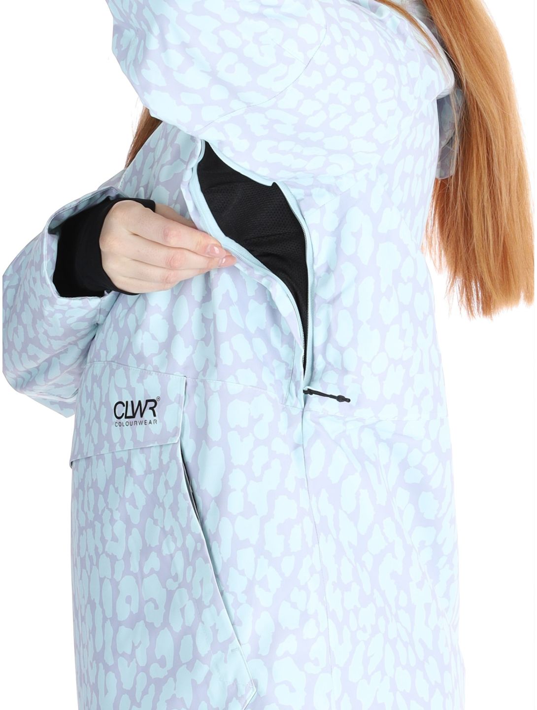 ColourWear, W Homage 2.0 winter anorak dames Leopard Lilac paars 