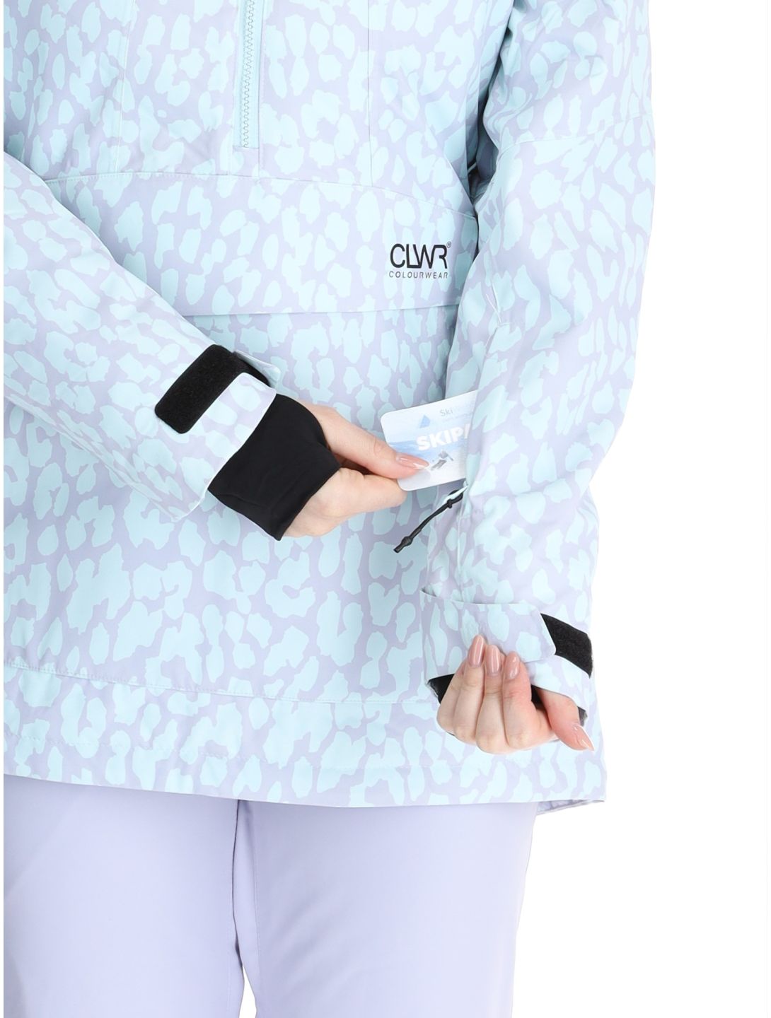 ColourWear, W Homage 2.0 winter anorak dames Leopard Lilac paars 