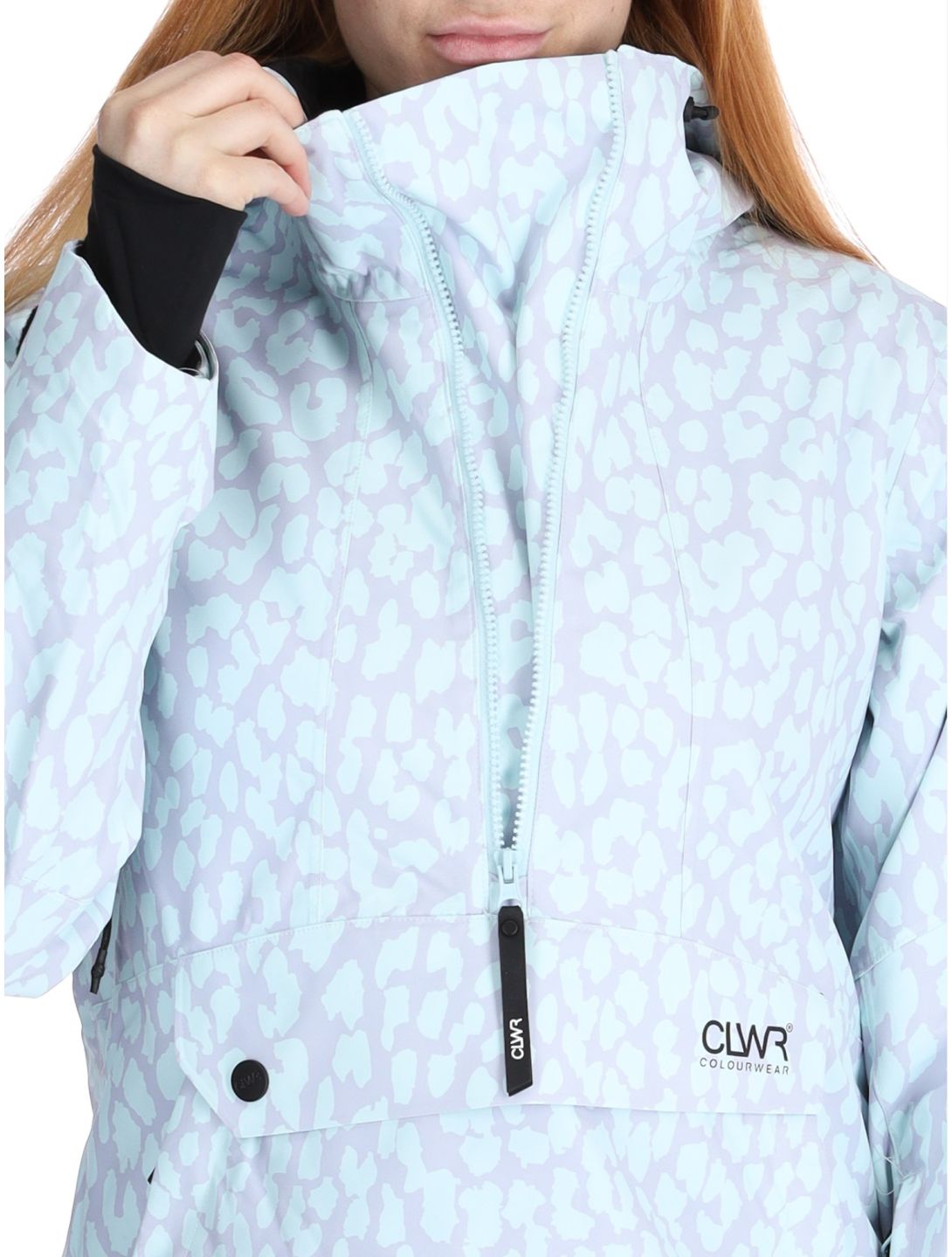 ColourWear, W Homage 2.0 winter anorak dames Leopard Lilac paars 