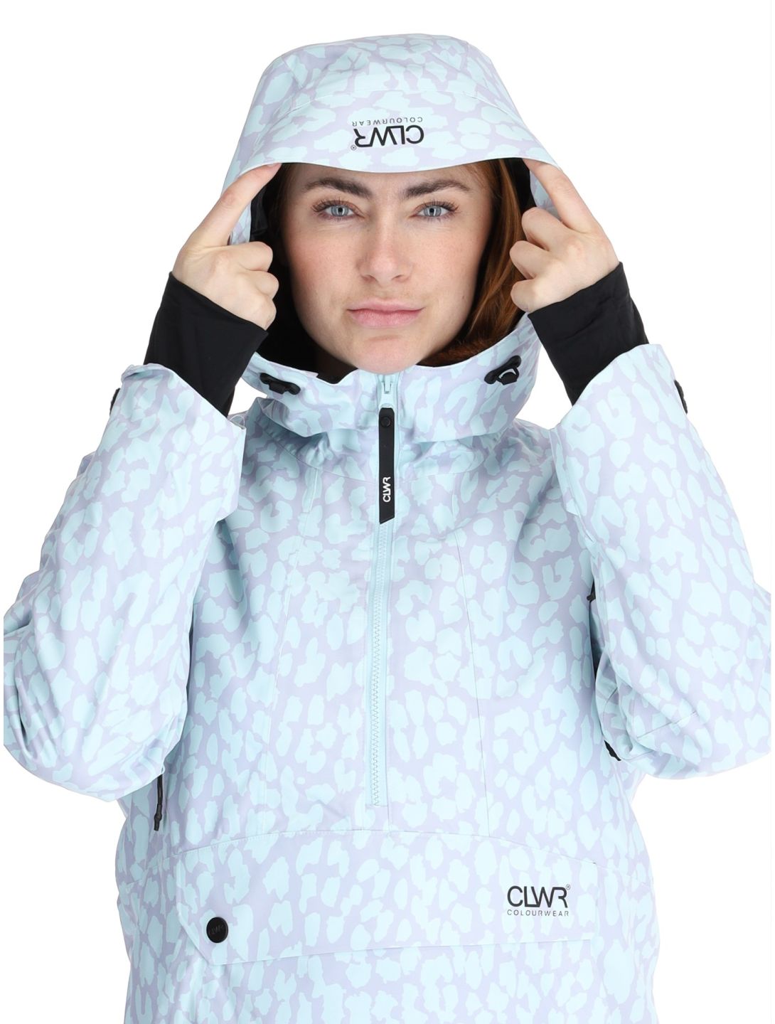 ColourWear, W Homage 2.0 winter anorak dames Leopard Lilac paars 