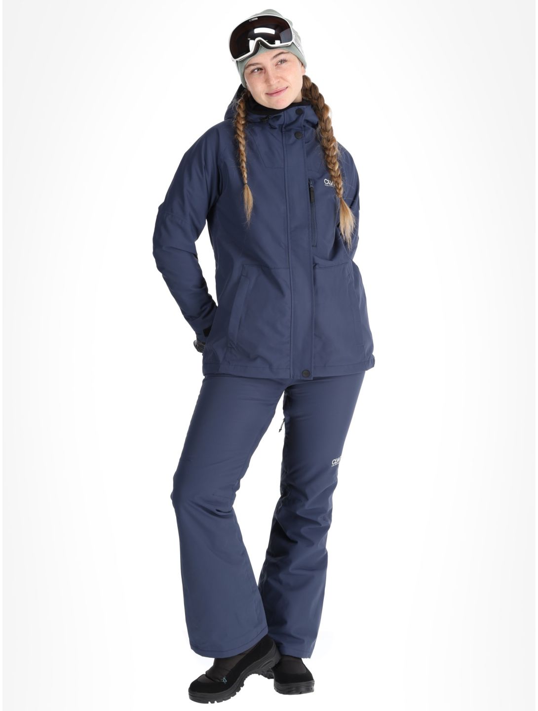 ColourWear, W Macaron ski-jas dames Navy blauw 