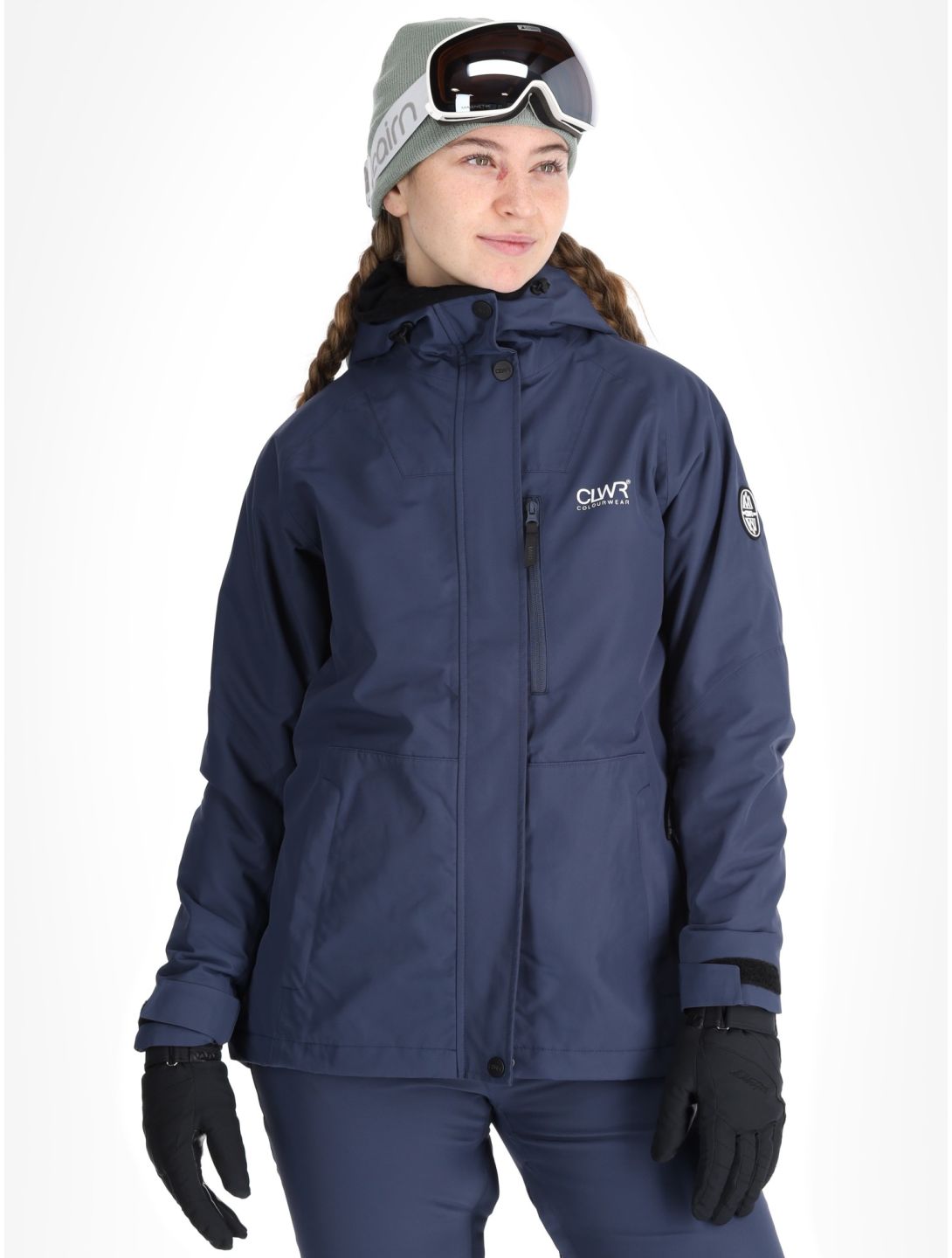 ColourWear, W Macaron ski-jas dames Navy blauw 