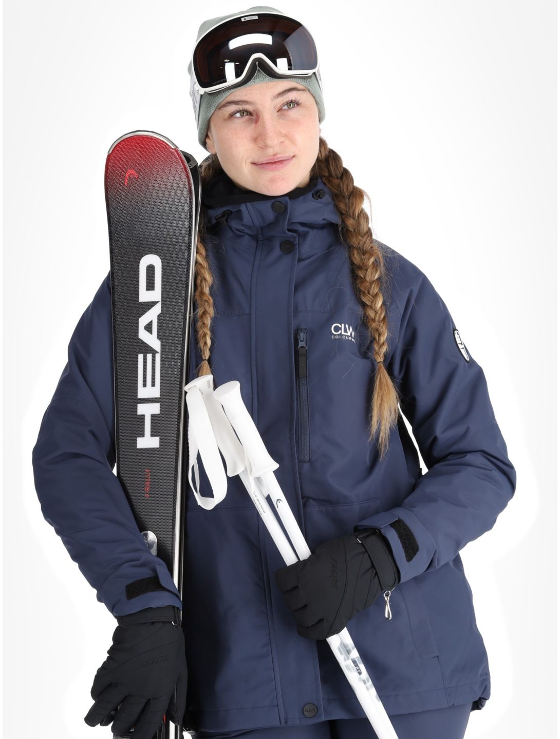 ColourWear, W Macaron ski-jas dames Navy blauw 