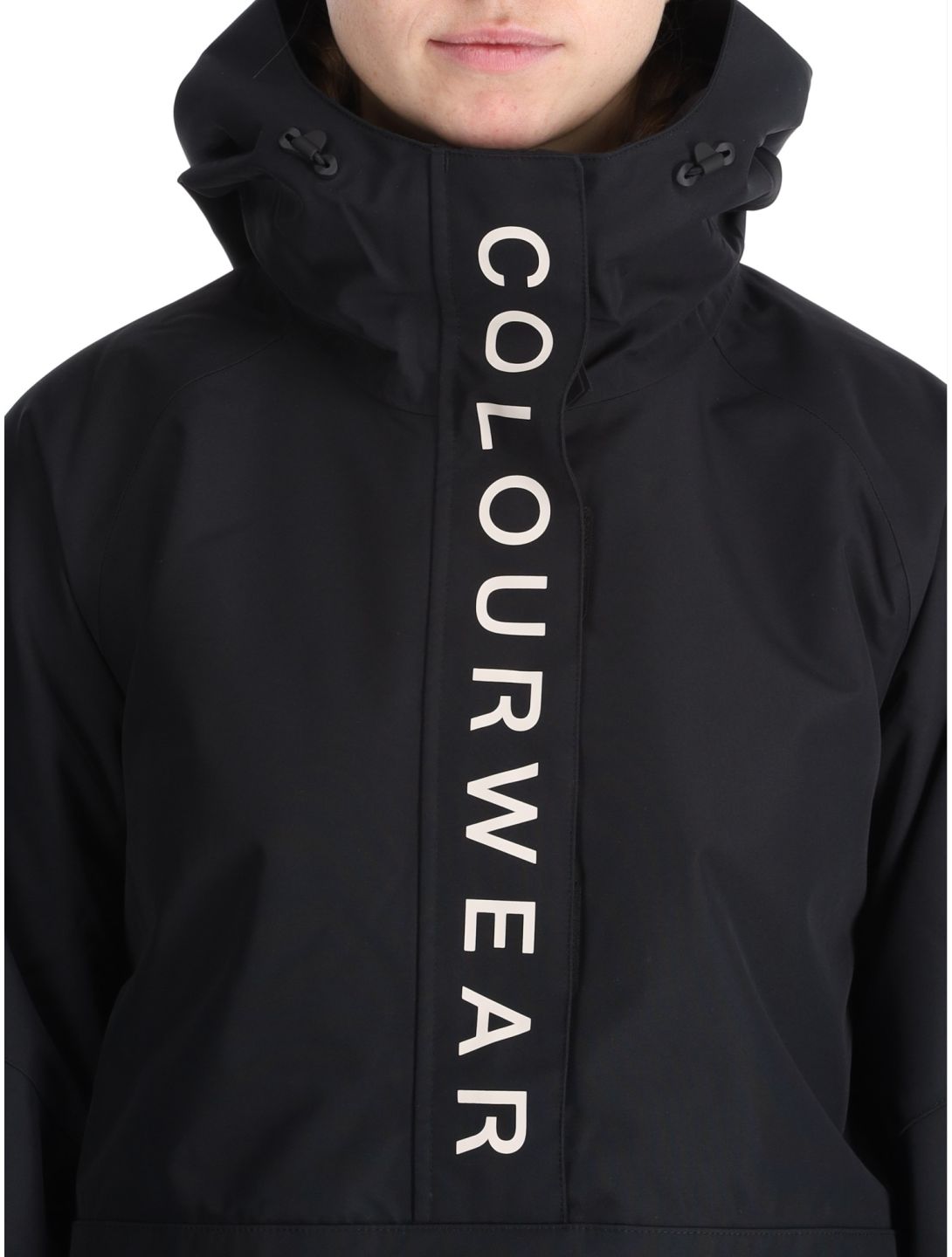 ColourWear, W Signature winter anorak dames Black zwart 