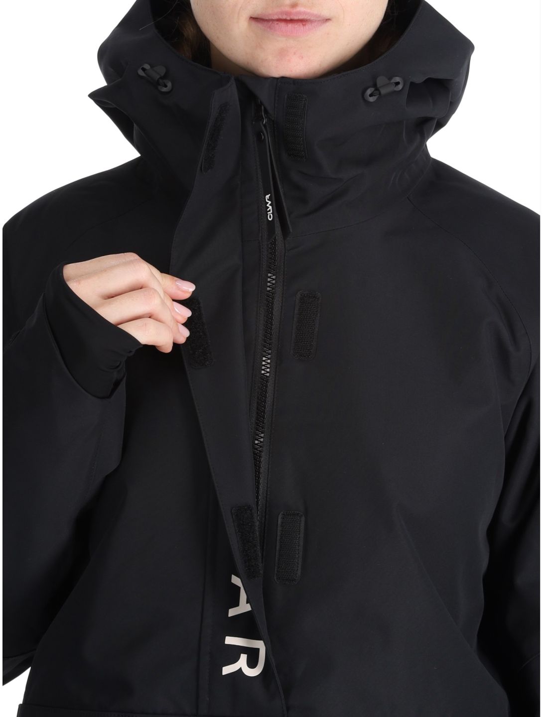 ColourWear, W Signature winter anorak dames Black zwart 