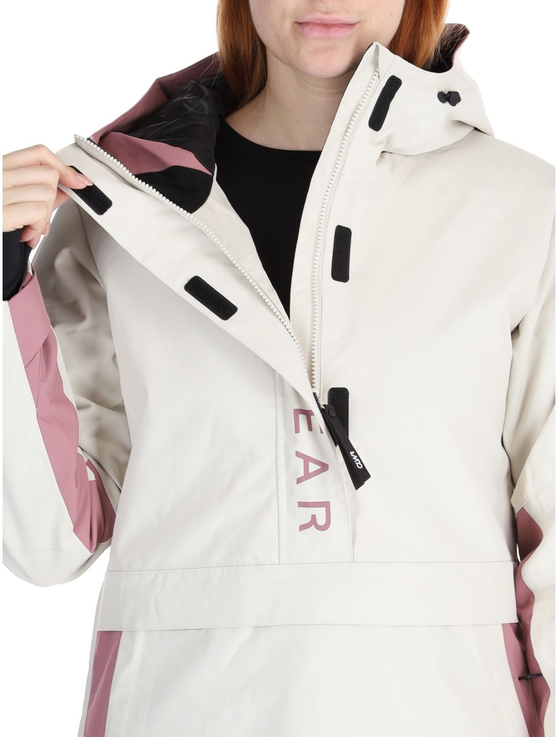 ColourWear, W Signature winter anorak dames Off-White paars, wit 