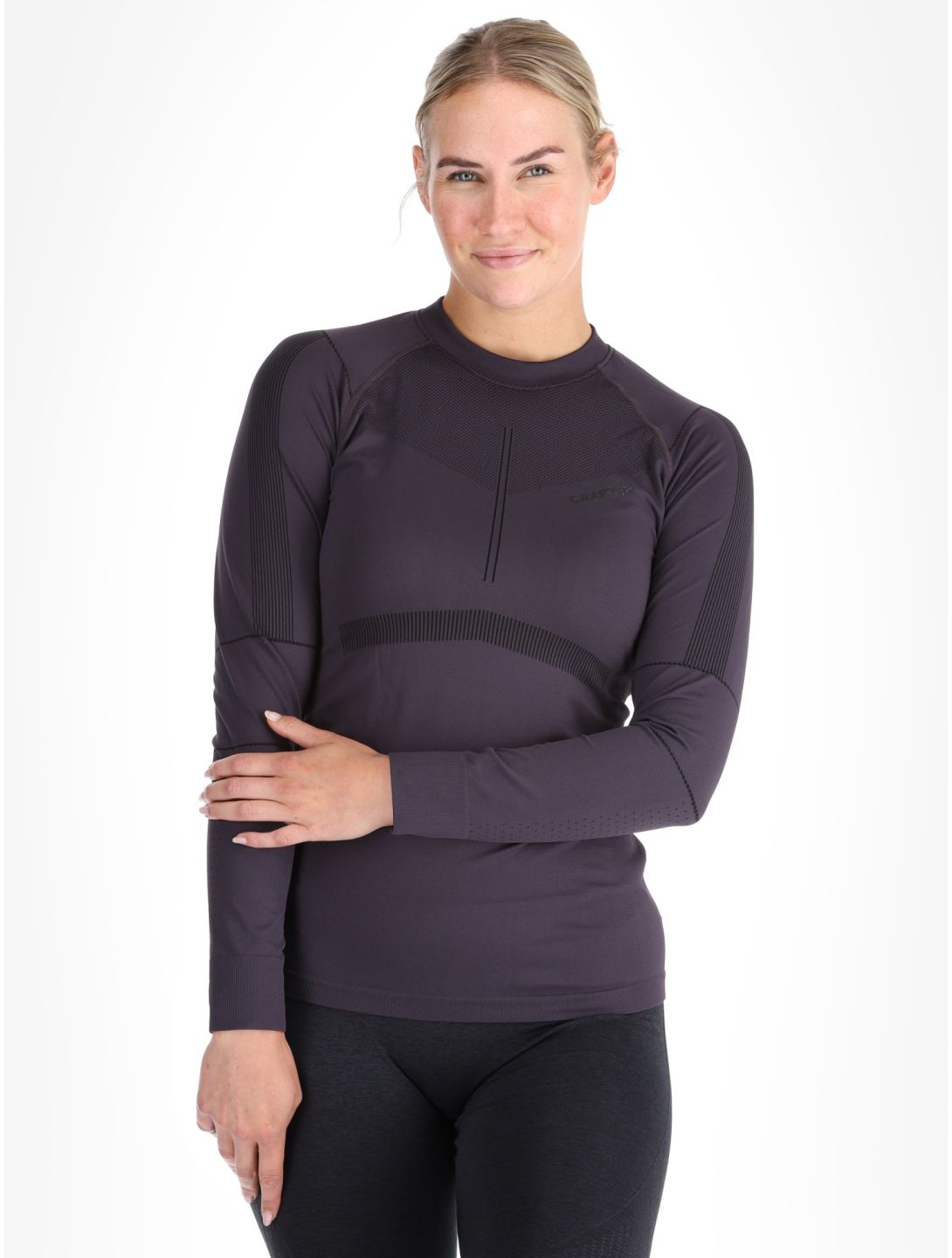 Craft, Active Intensity Crewneck LS thermoshirt dames DK Plum paars 