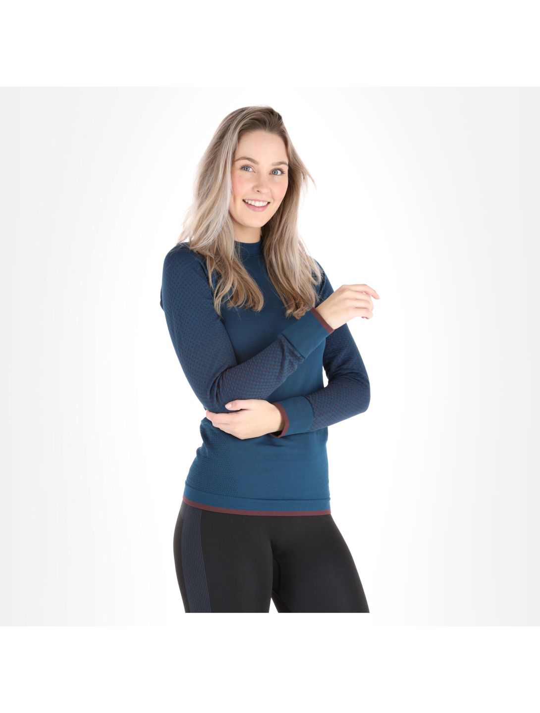 Craft, Adv Fuseknit Intensity Ls W thermoshirt dames beat Blauw