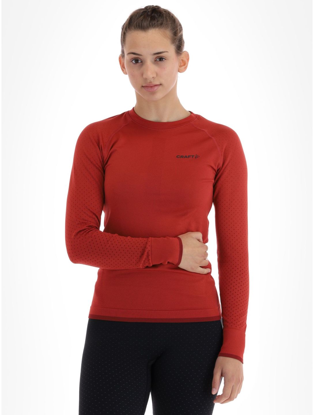 Craft, Adv Warm Intensity LS thermoshirt dames Astro-Dk Astro rood 