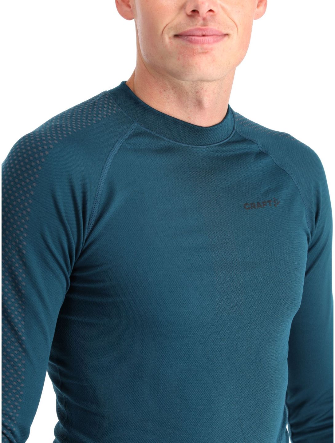 Craft, Adv Warm Intensity LS thermoshirt heren Pond-Granite blauw 